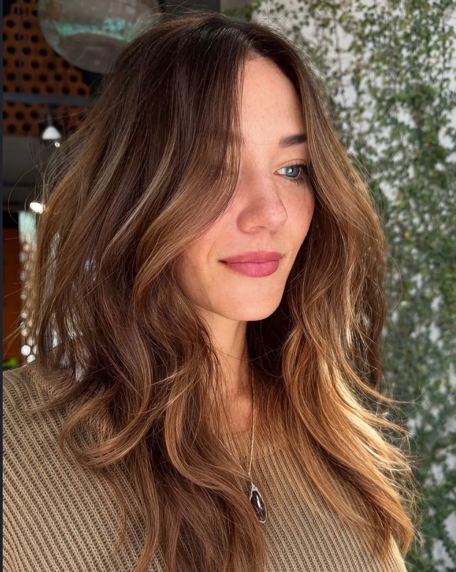 Tousled Face-Framing Layers