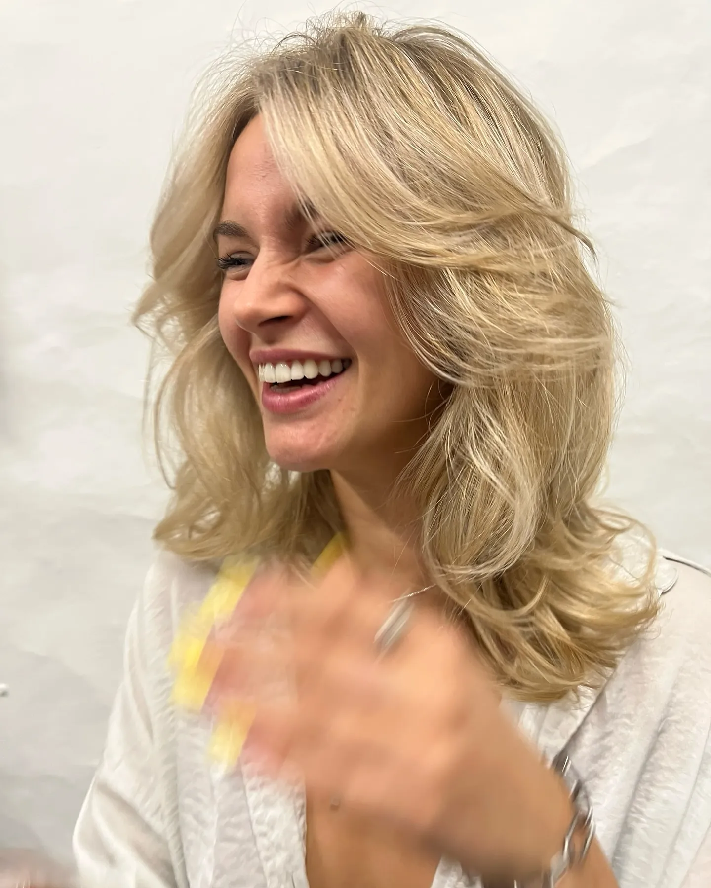 Feathered Blonde Layers