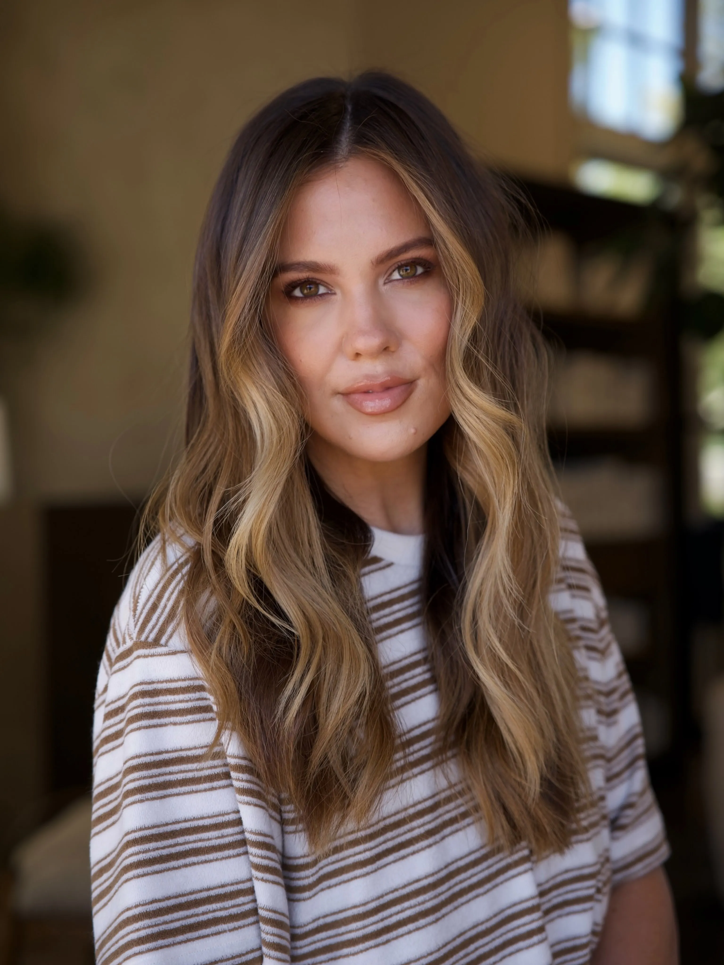warm chestnut waves