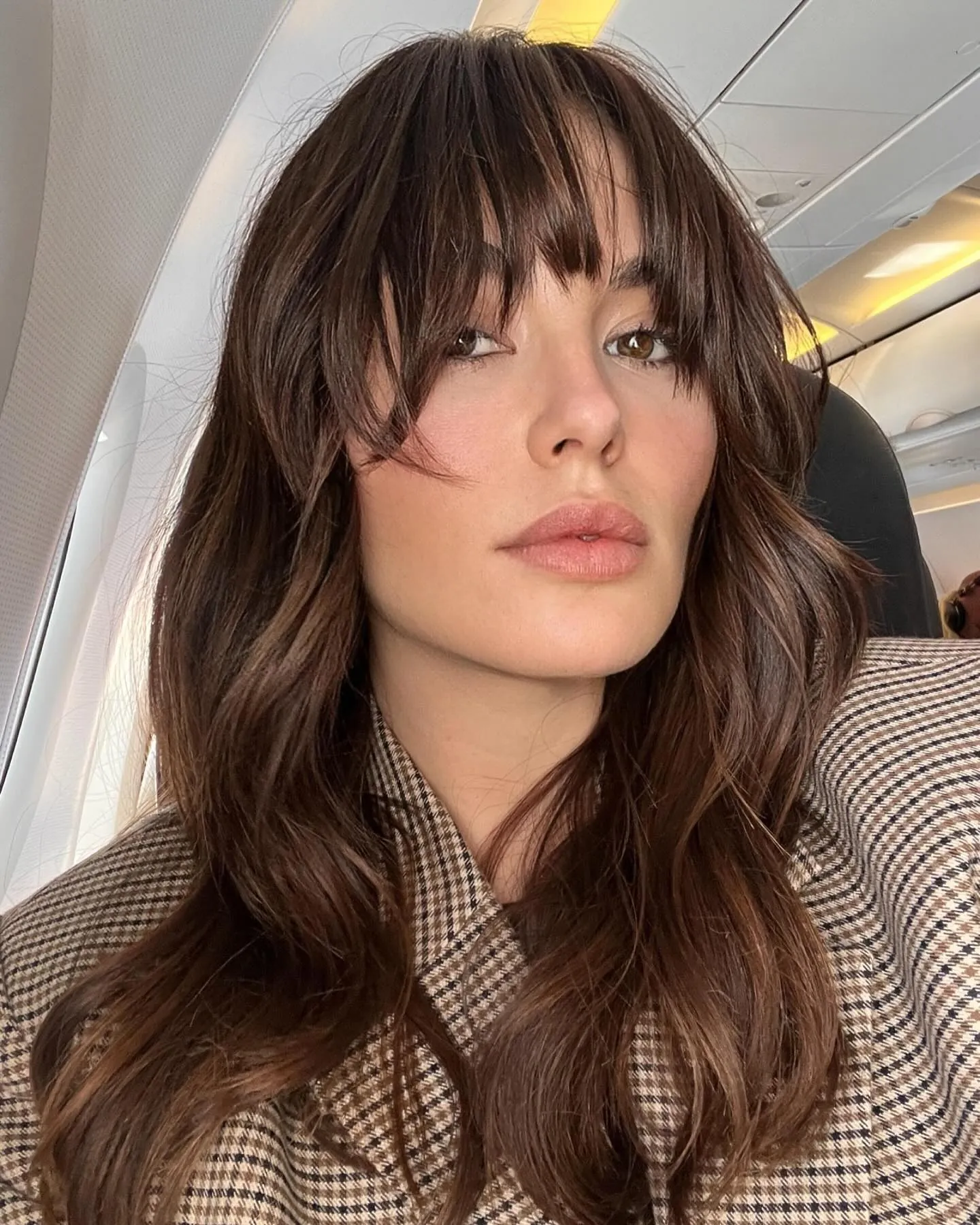 textured brunette bob