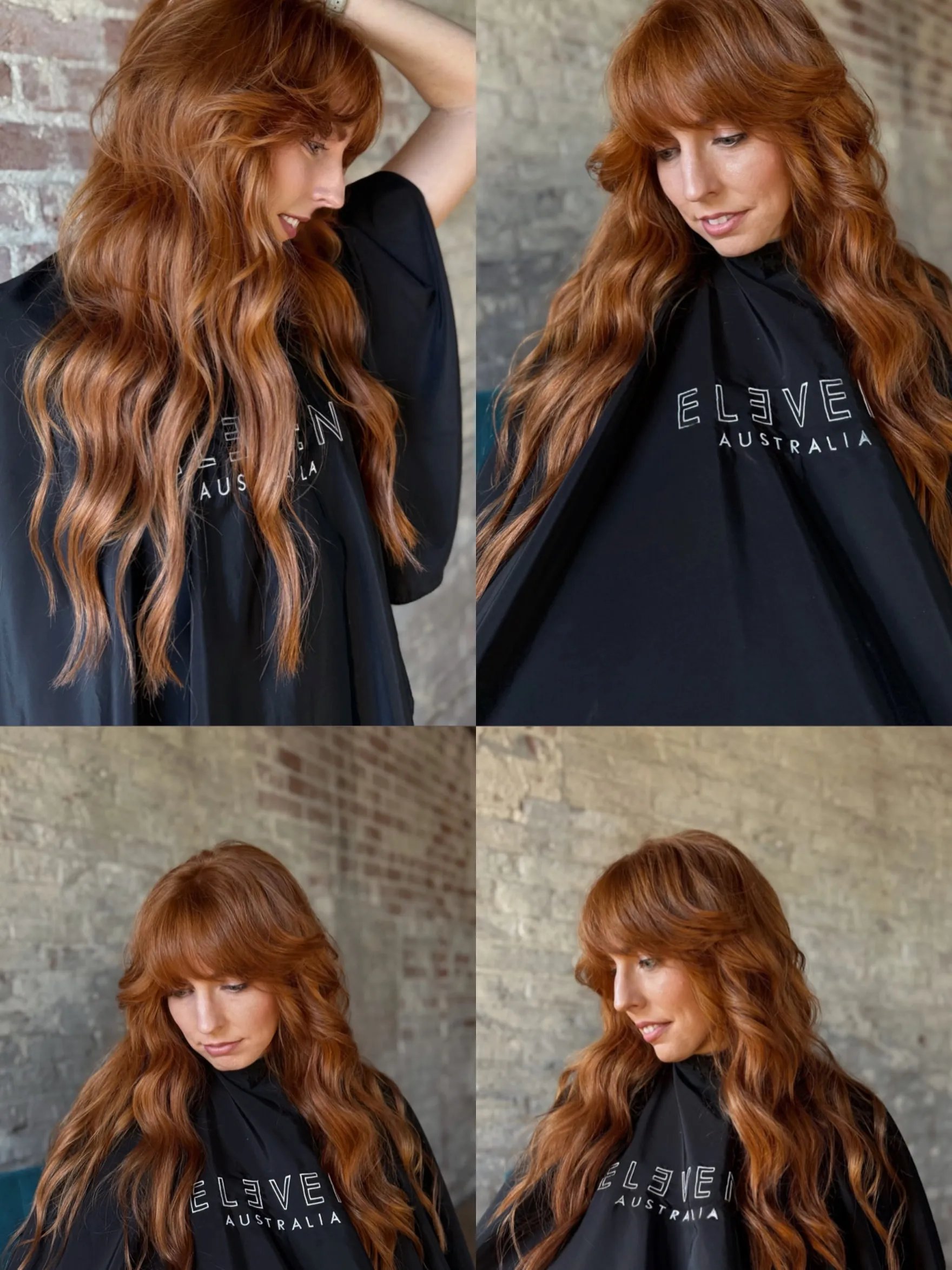 Long copper waves with full fringe and layered length