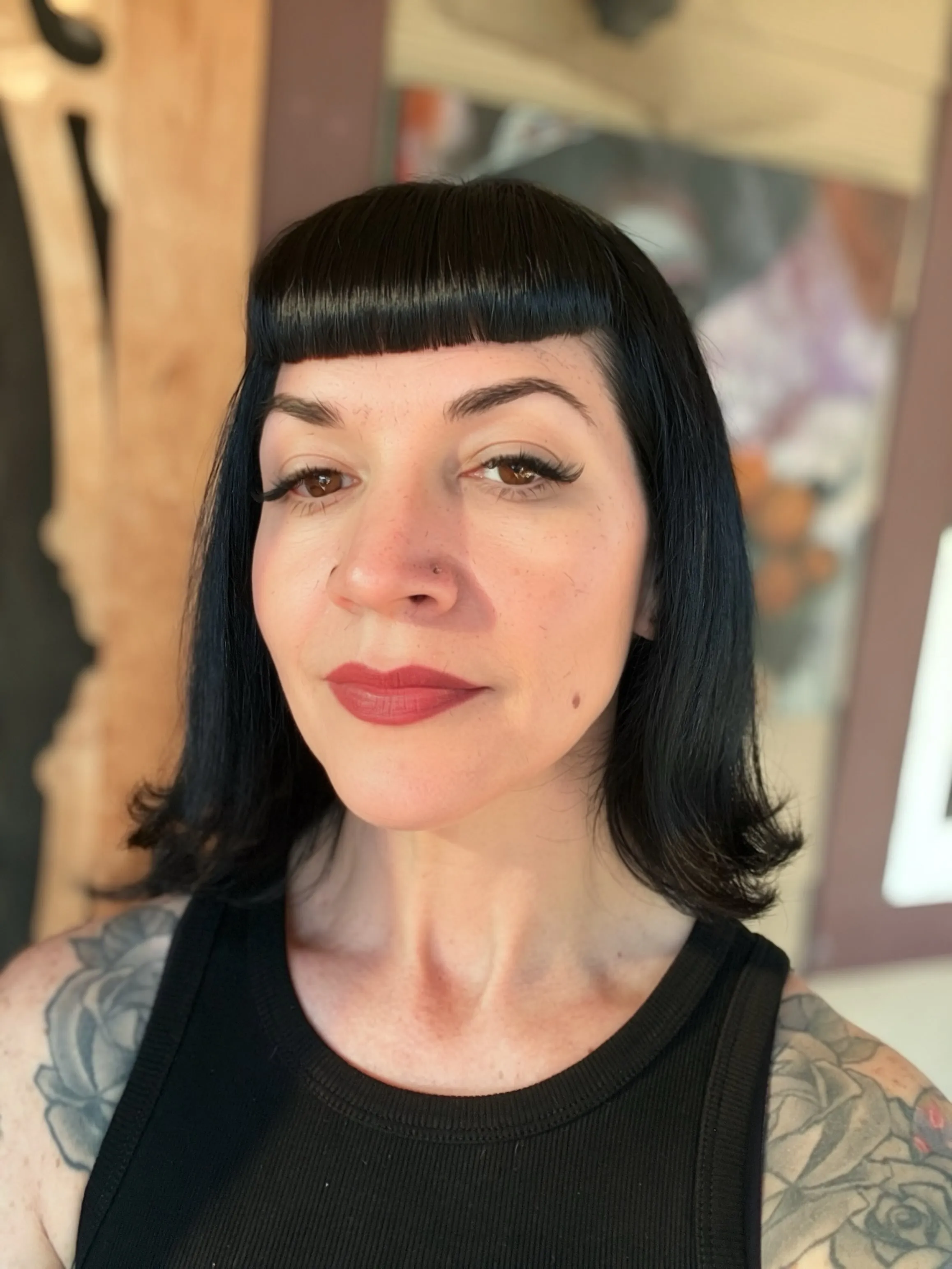 Blunt Fringe Flip