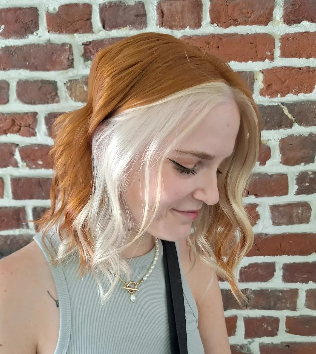 Two-Tone Flipped Bob