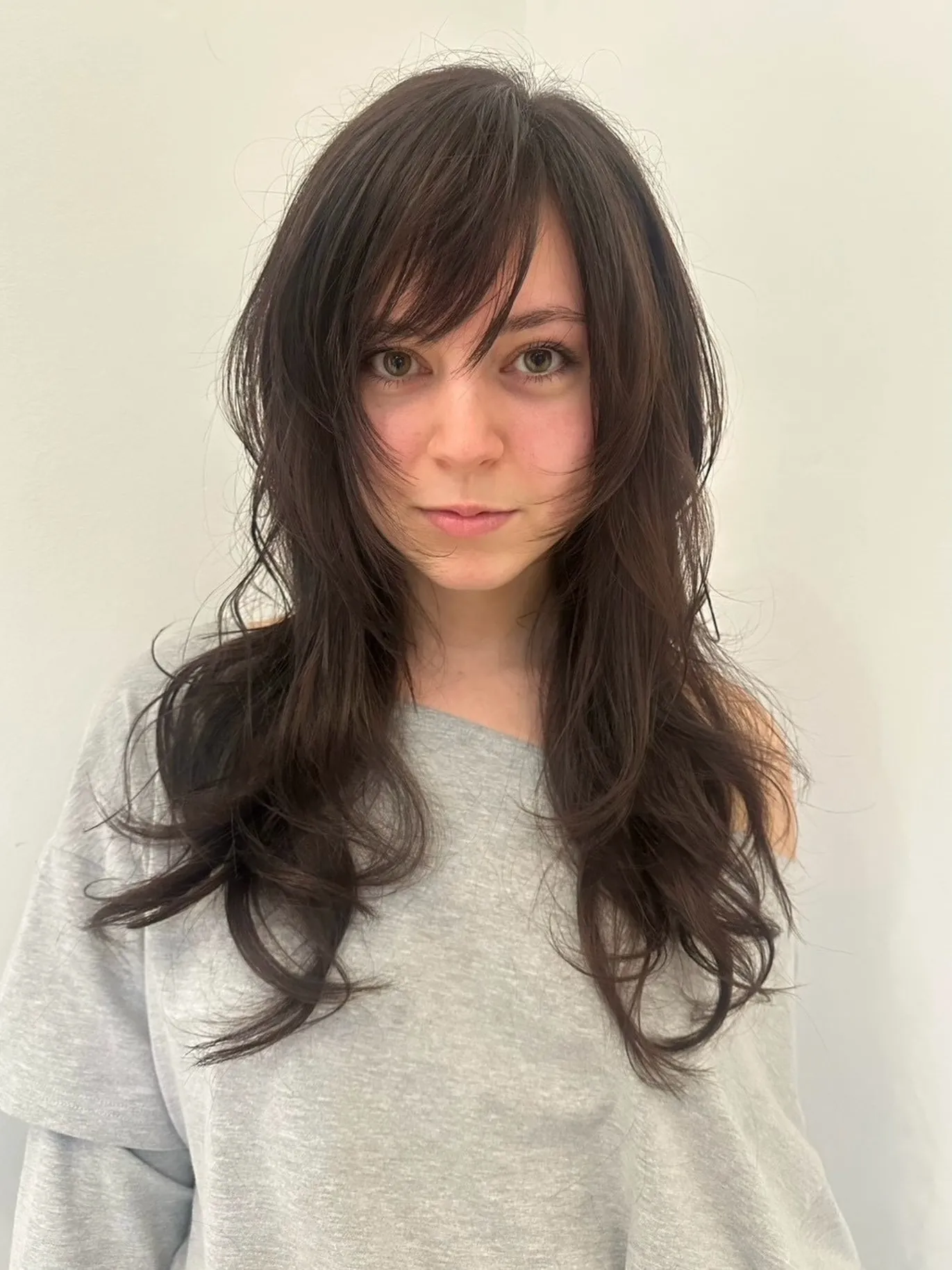 feathered long layers haircut