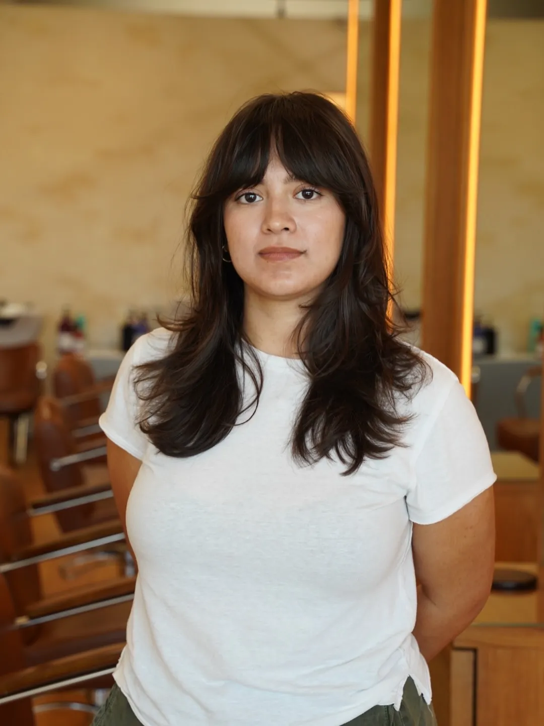 rounded long layers haircut