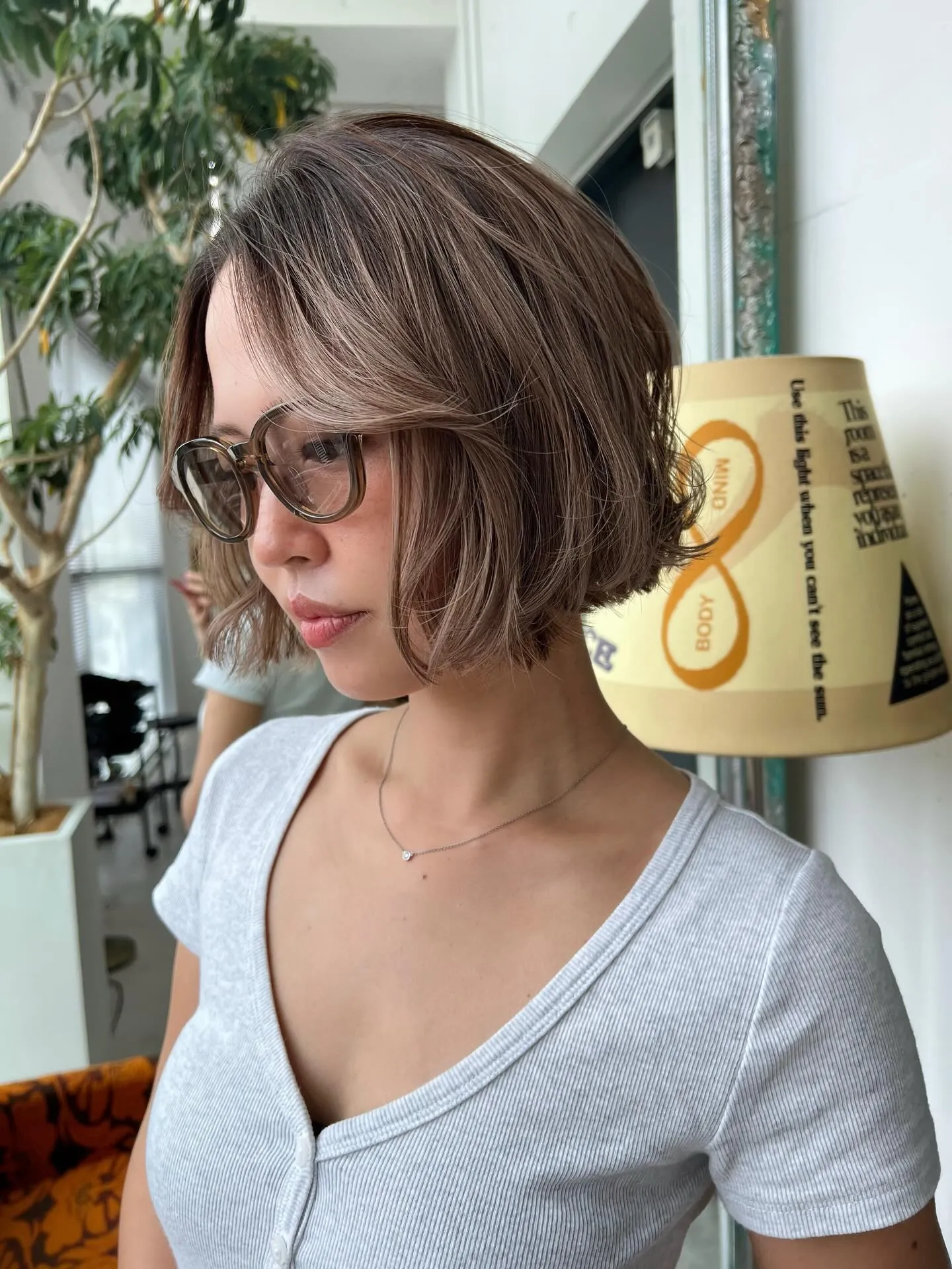 Smooth Lob hairstyle