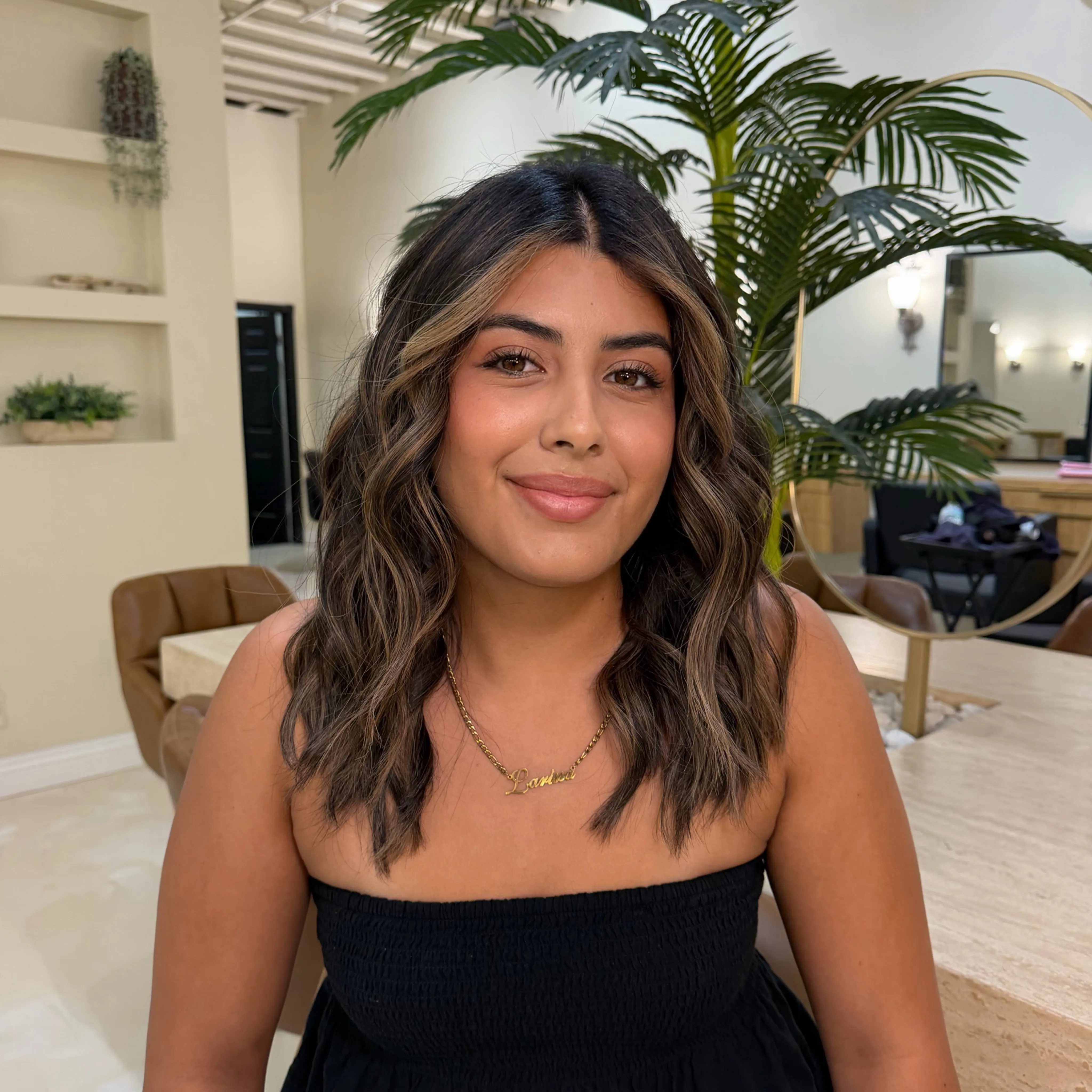 Soft Brunette Highlights