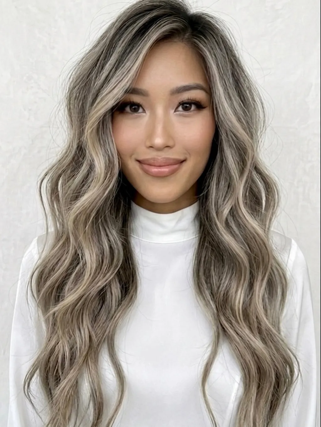 High-Contrast Greige Waves