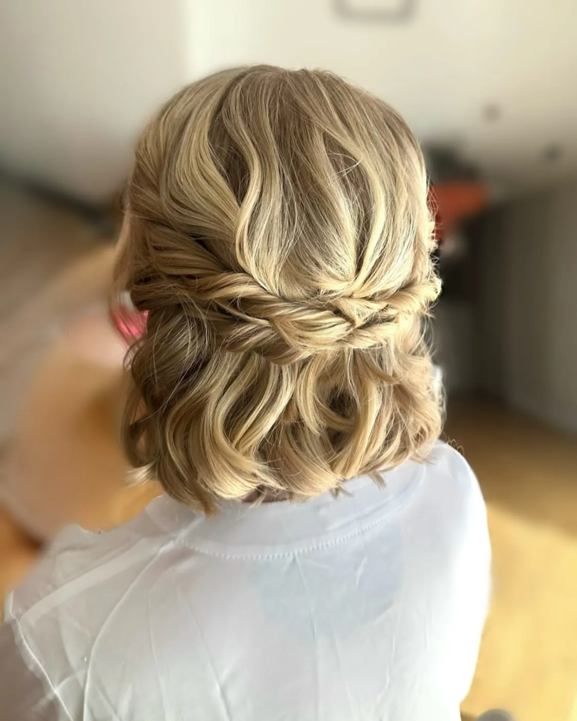 Braided Low Half-Up