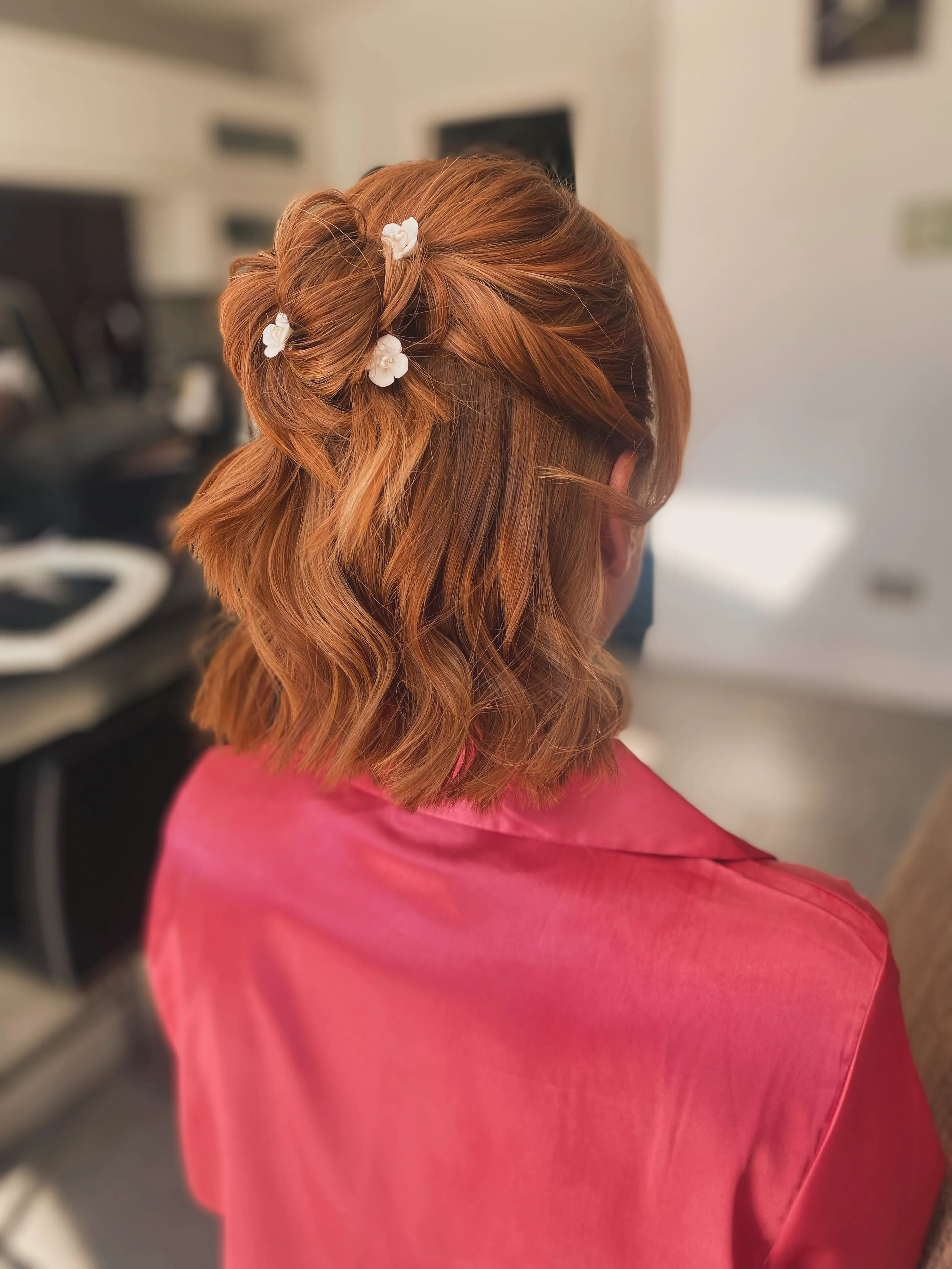 Pearl Twist Half-Up