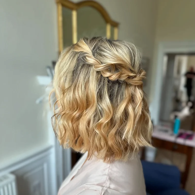 Half-Up Hairstyles for Short Hair: 22 Elegant Ideas