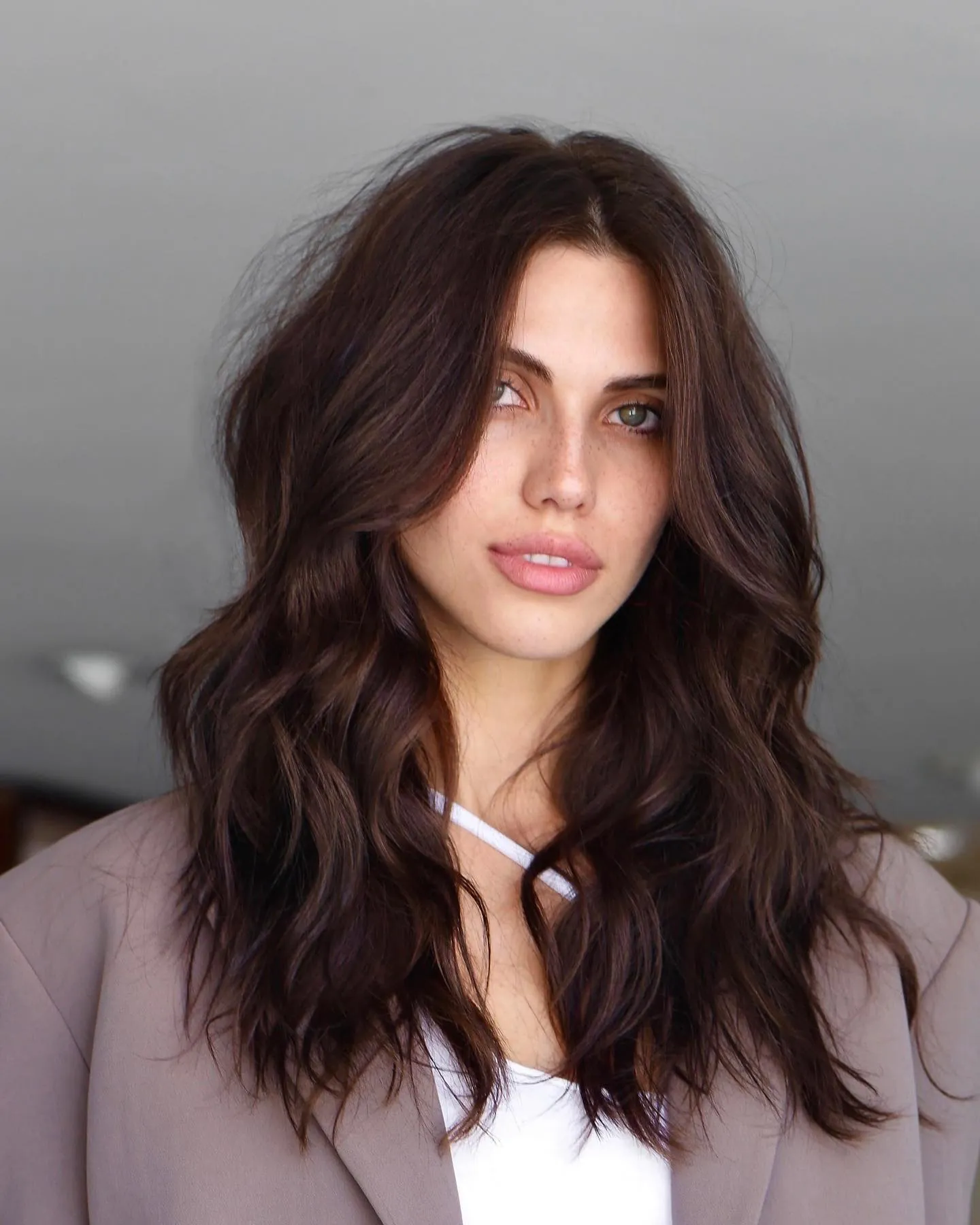 long soft layers haircut