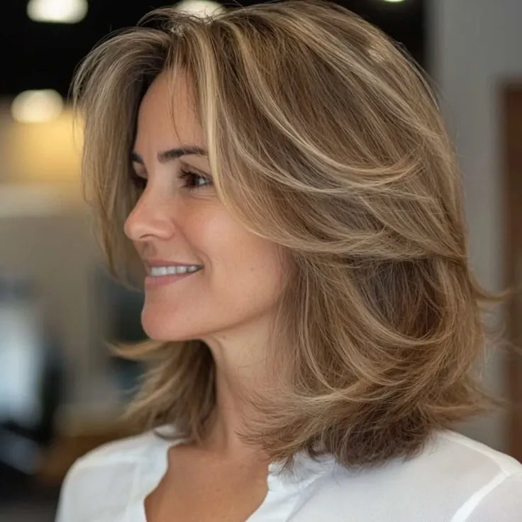 Side-Swept Kitty Layers