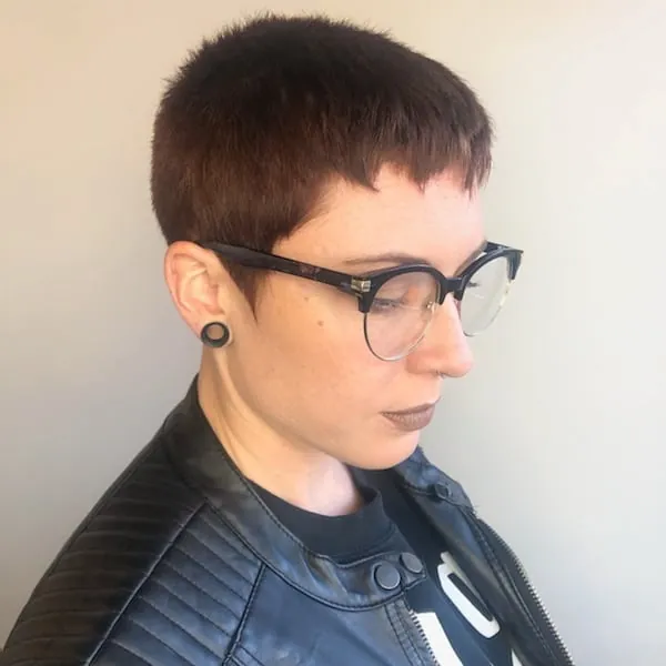 Micro Pixie With Face Framing