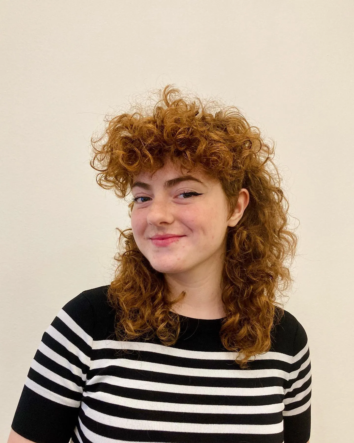 Textured Mullet hairstyle