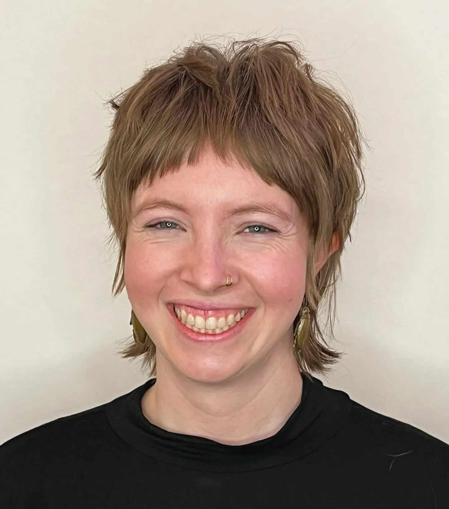 Curly Mullet hairstyle