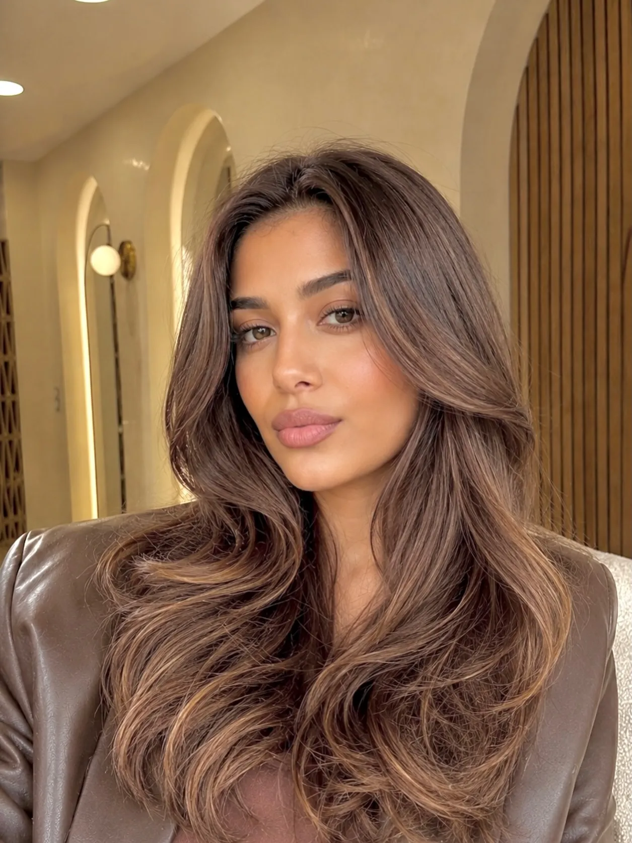 Voluminous Brunette Layers