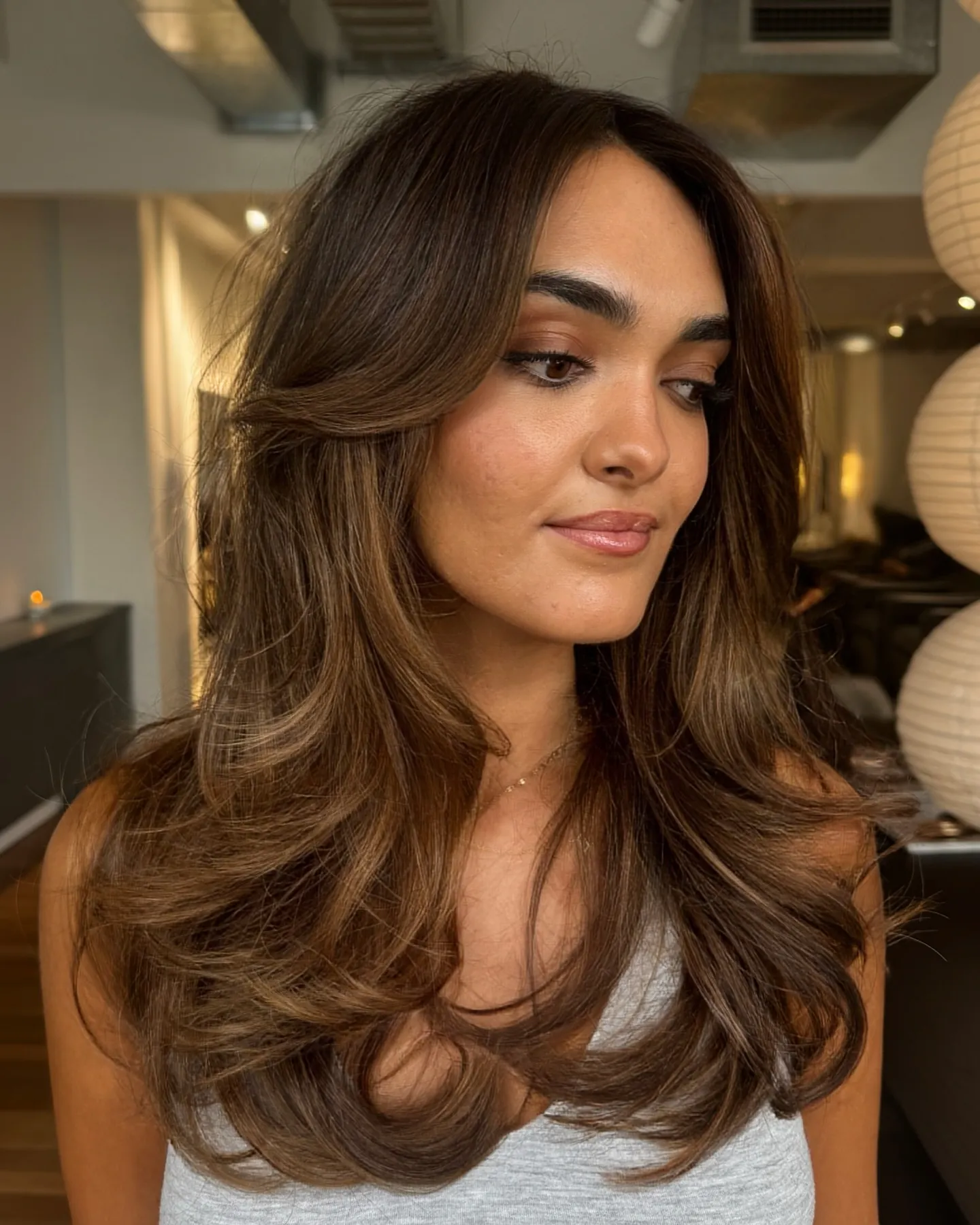 Bouncy Brunette Layers