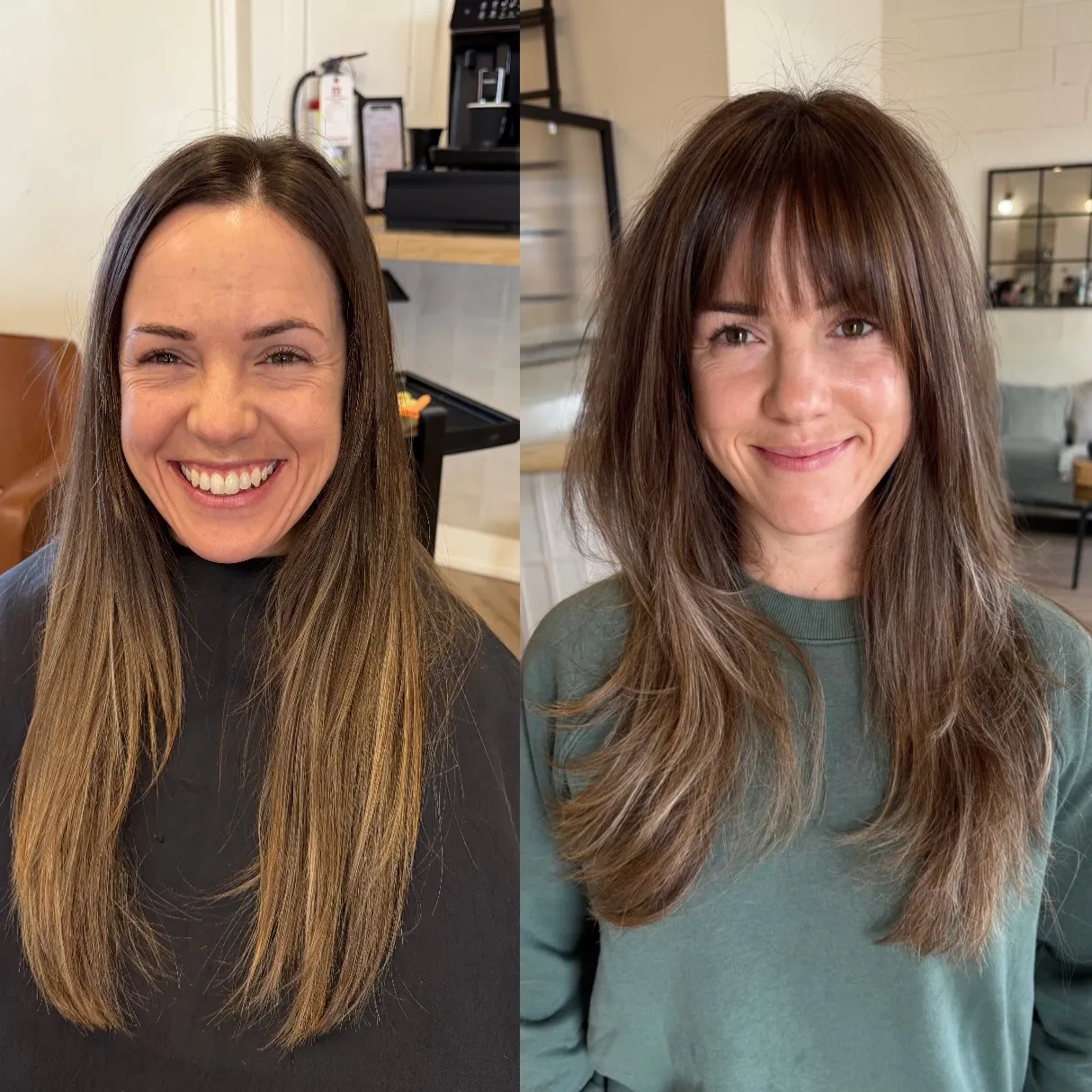 Straight Brunette Layers