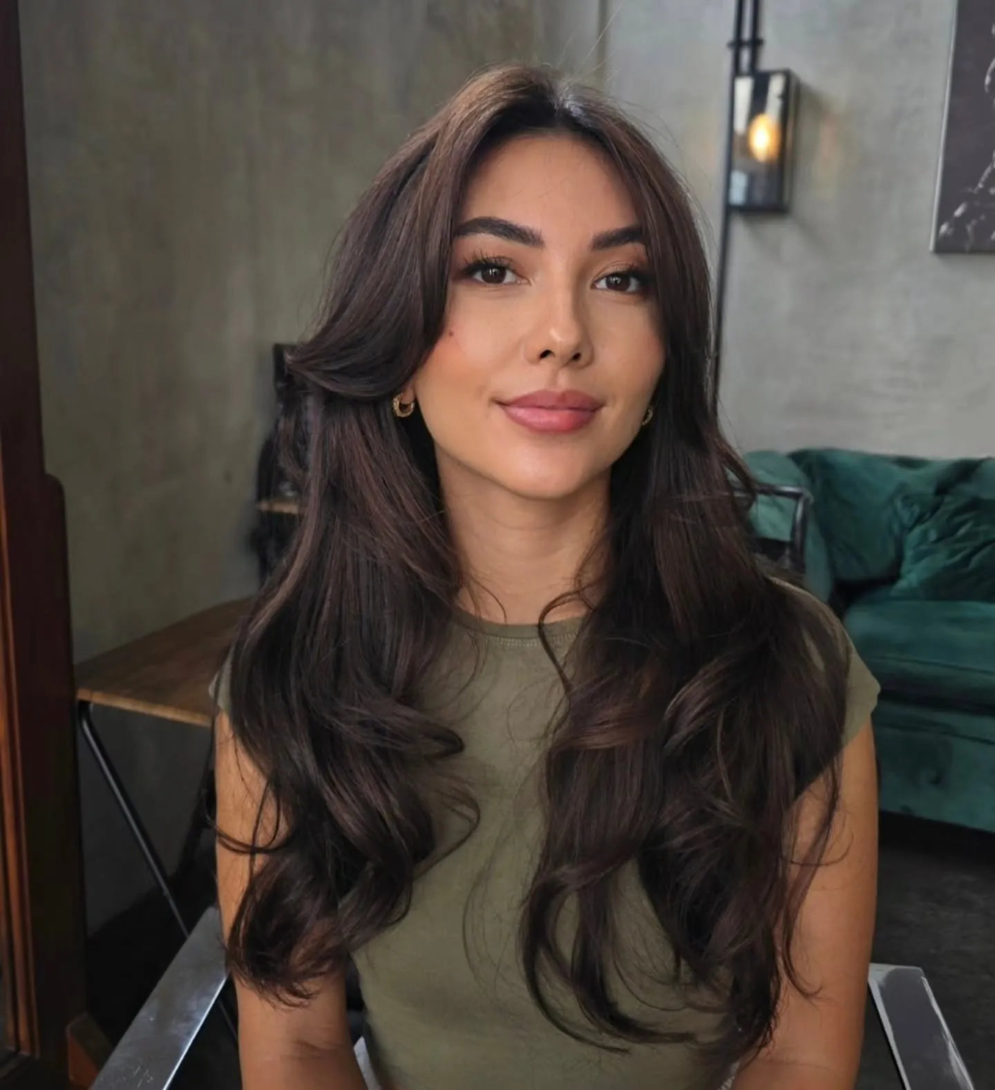 Voluminous Brunette Waves