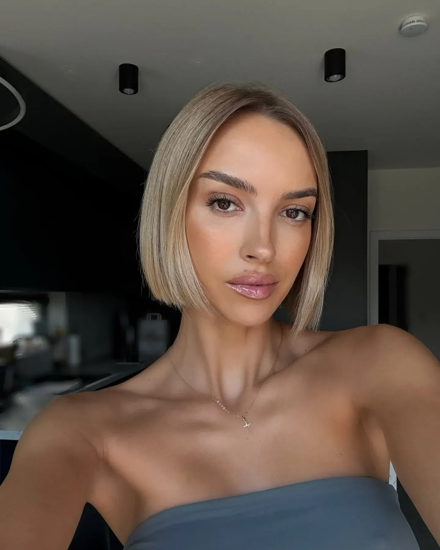 Sleek Blunt Bob