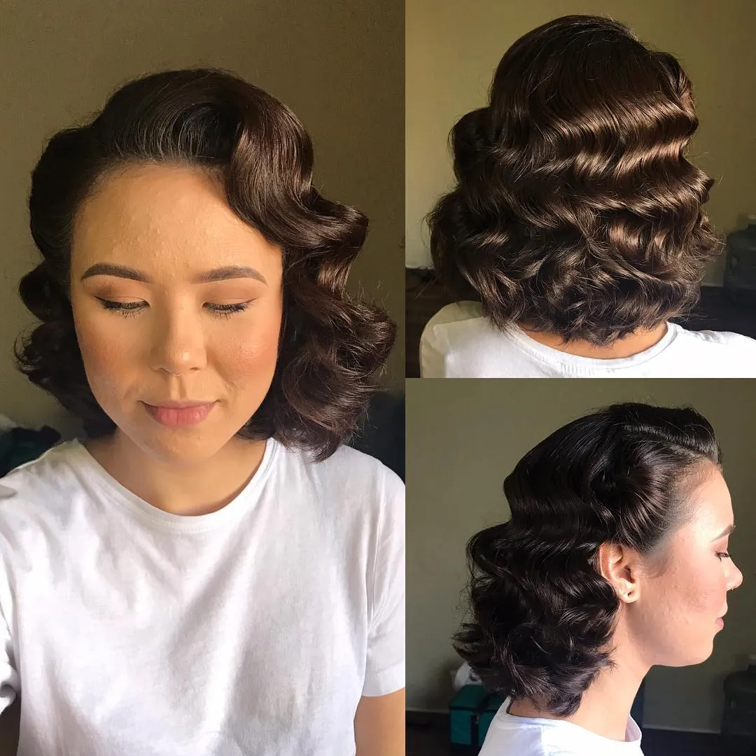Sculpted Finger Waves