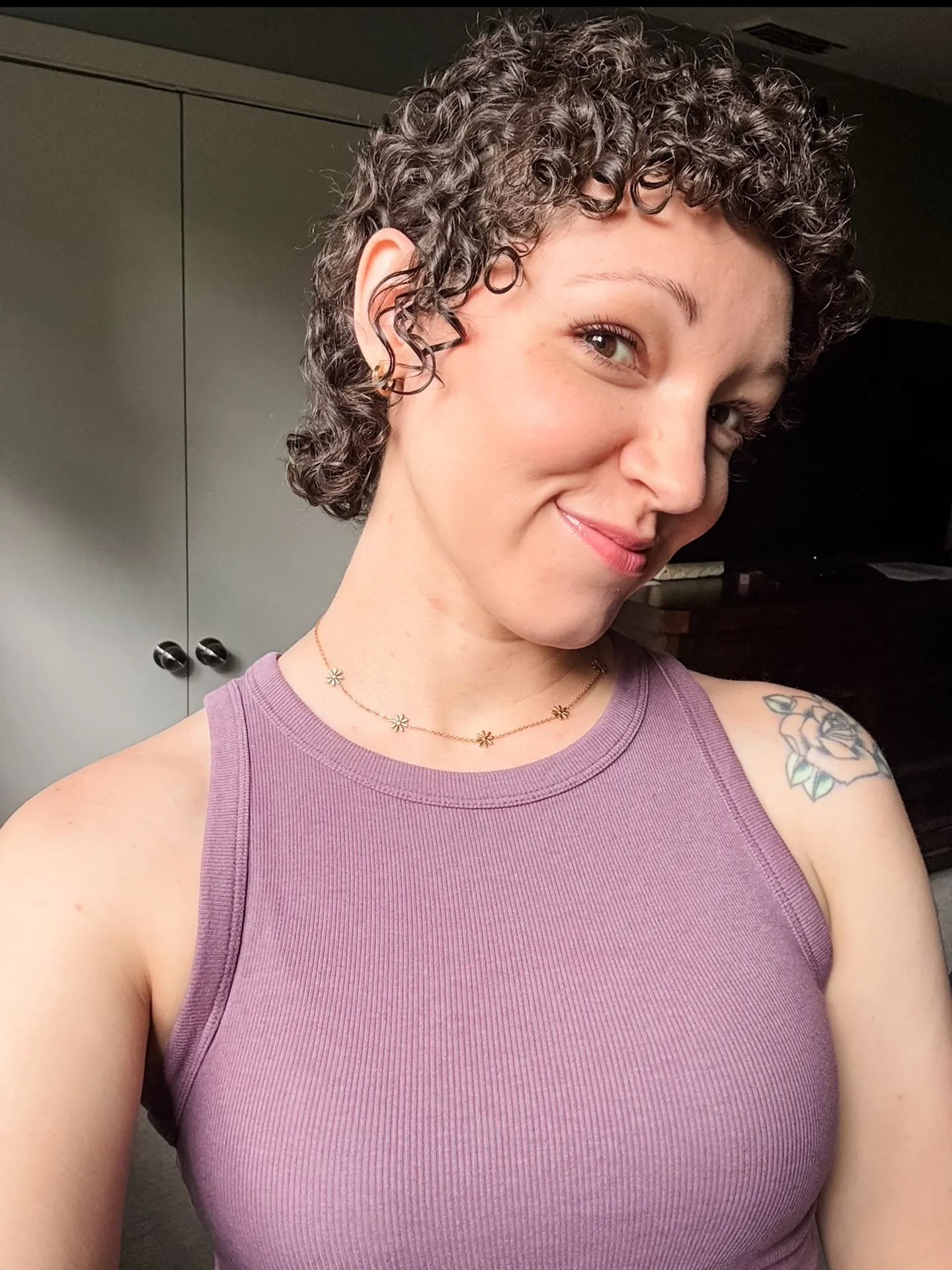 Tight Curly Pixie