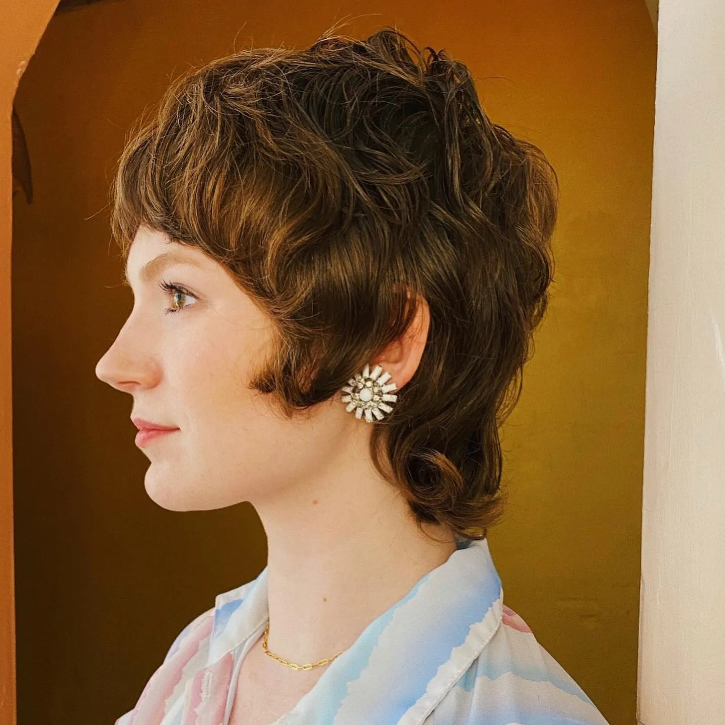 Wavy Tapered Pixie