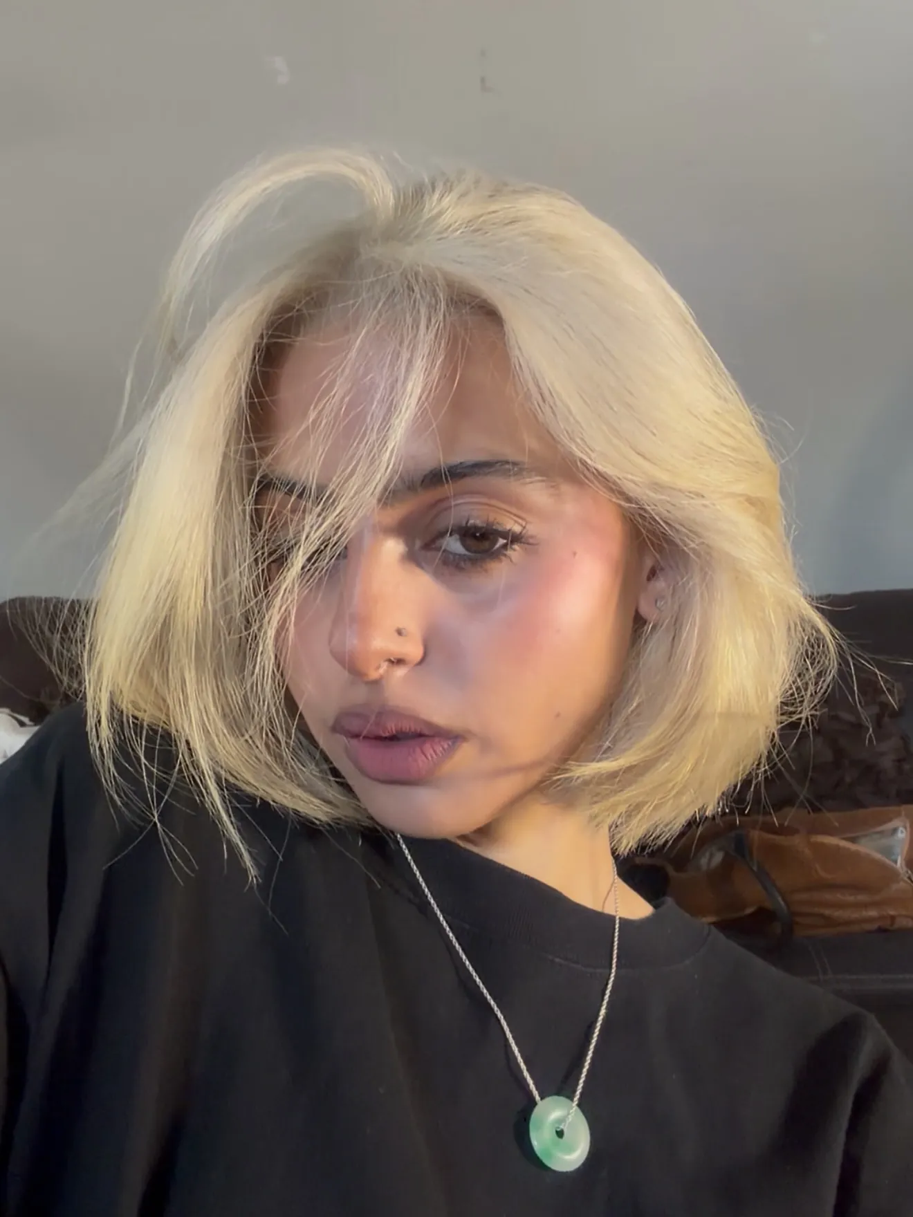 Rounded Platinum Bob
