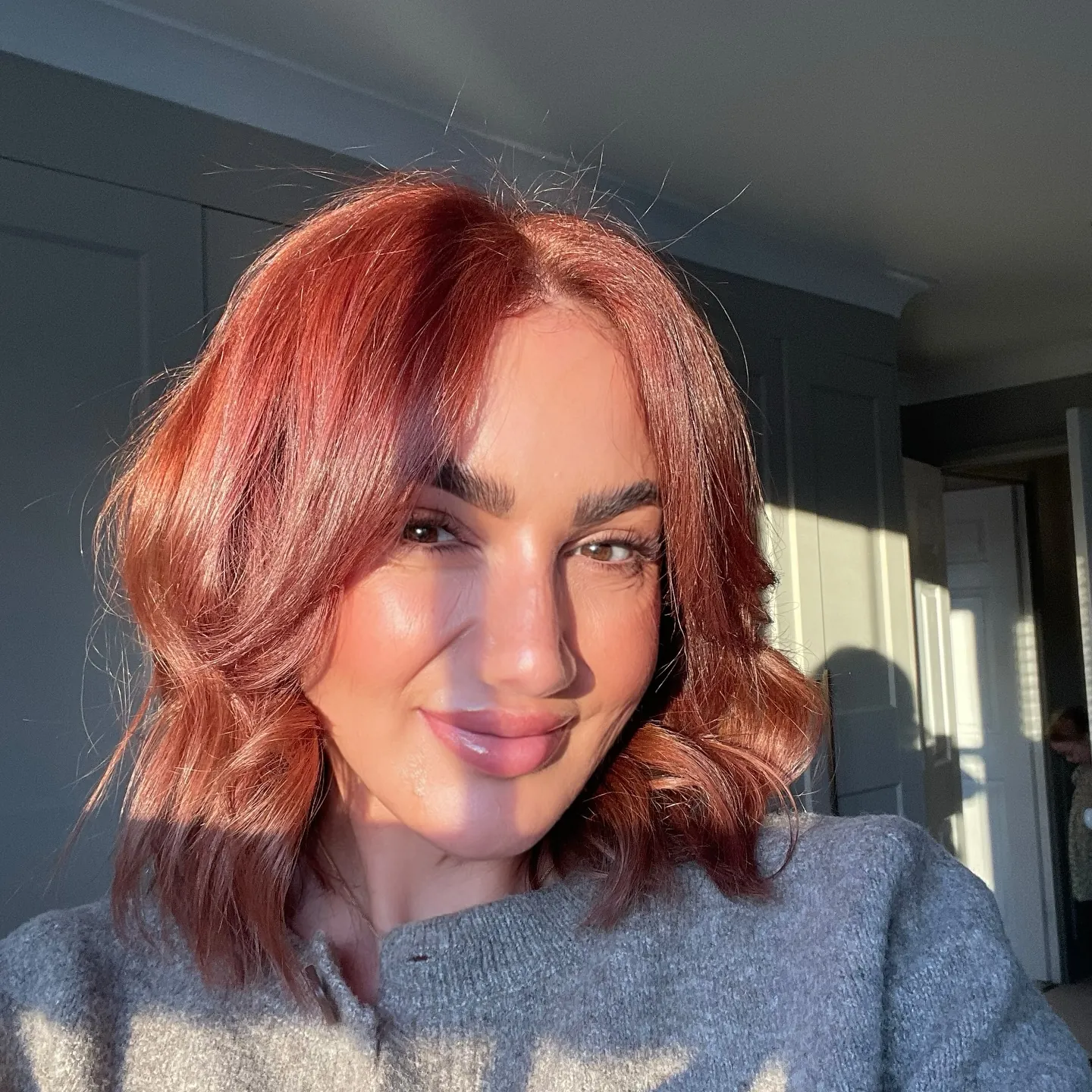 Auburn Wavy Bob