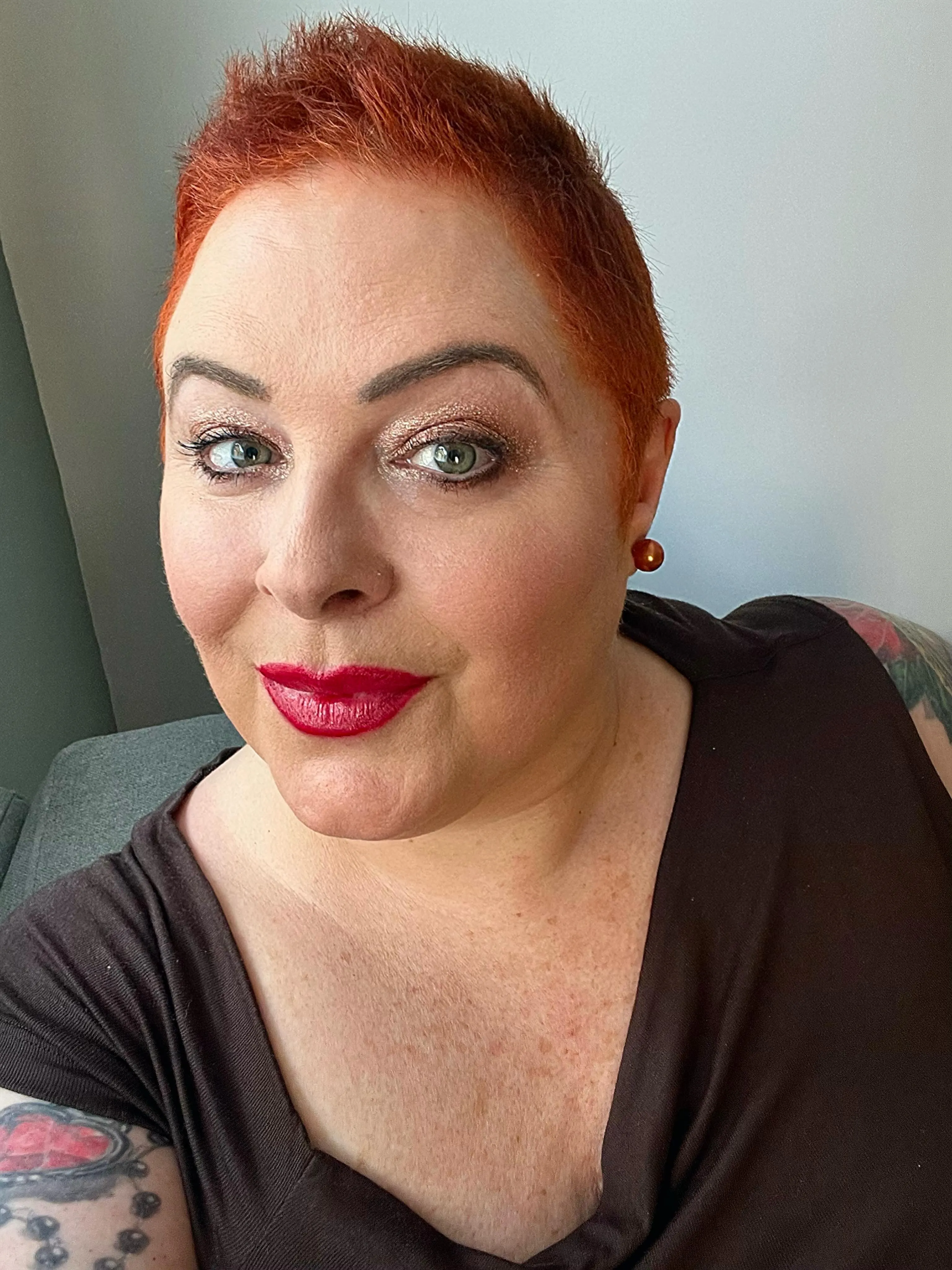 Cropped Red Pixie