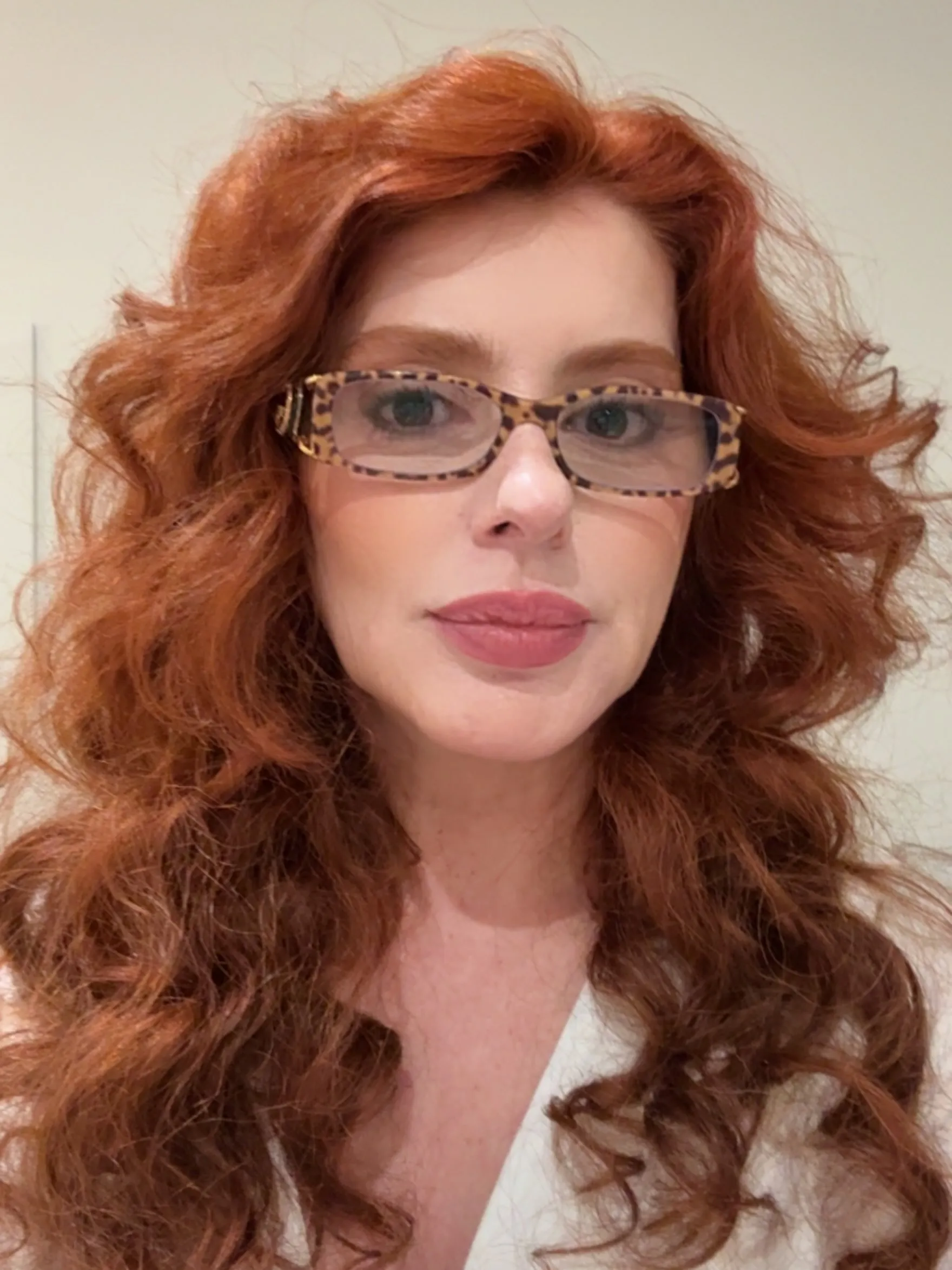 Curly Auburn Lob