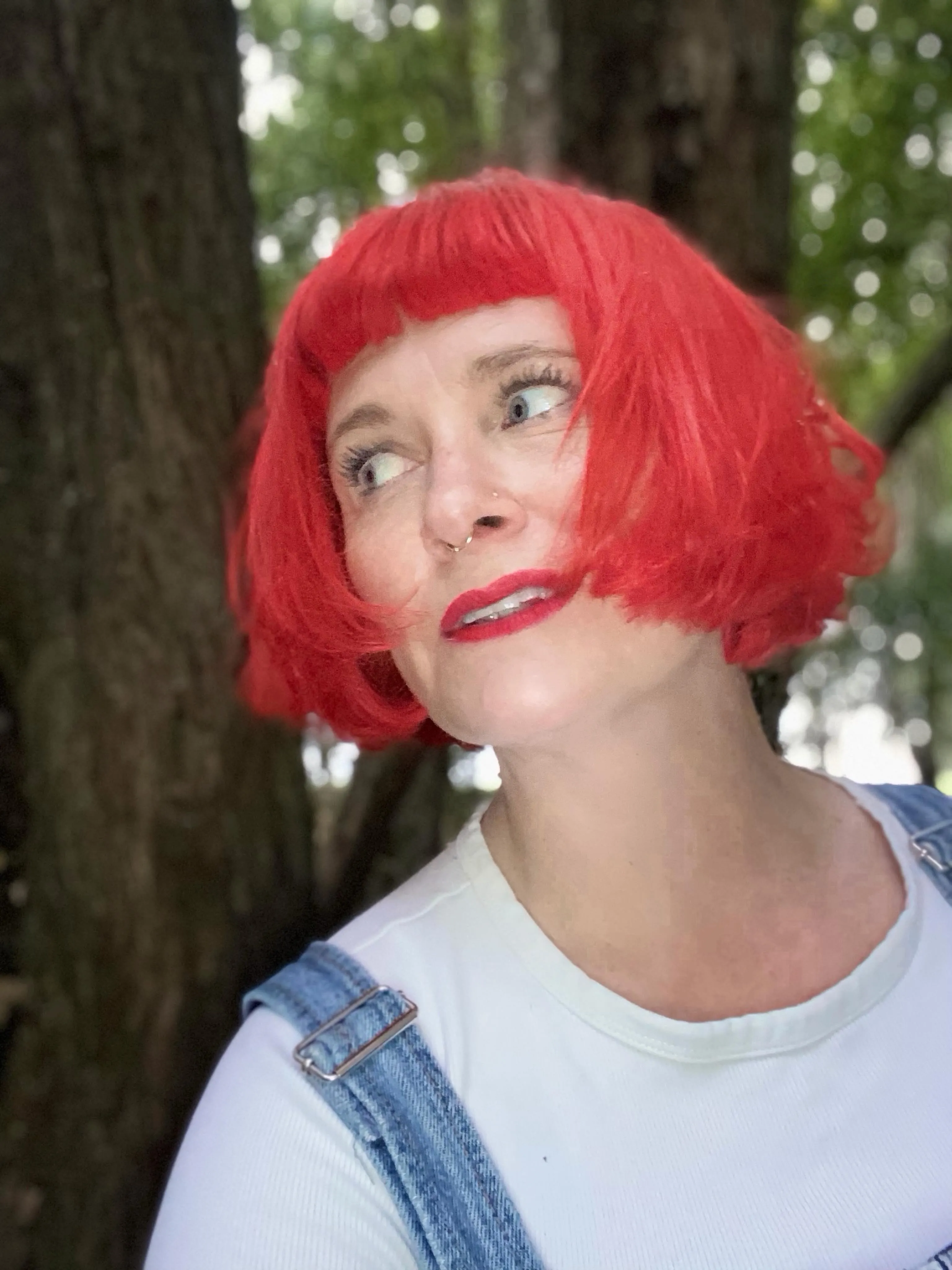 Vivid Red Bob