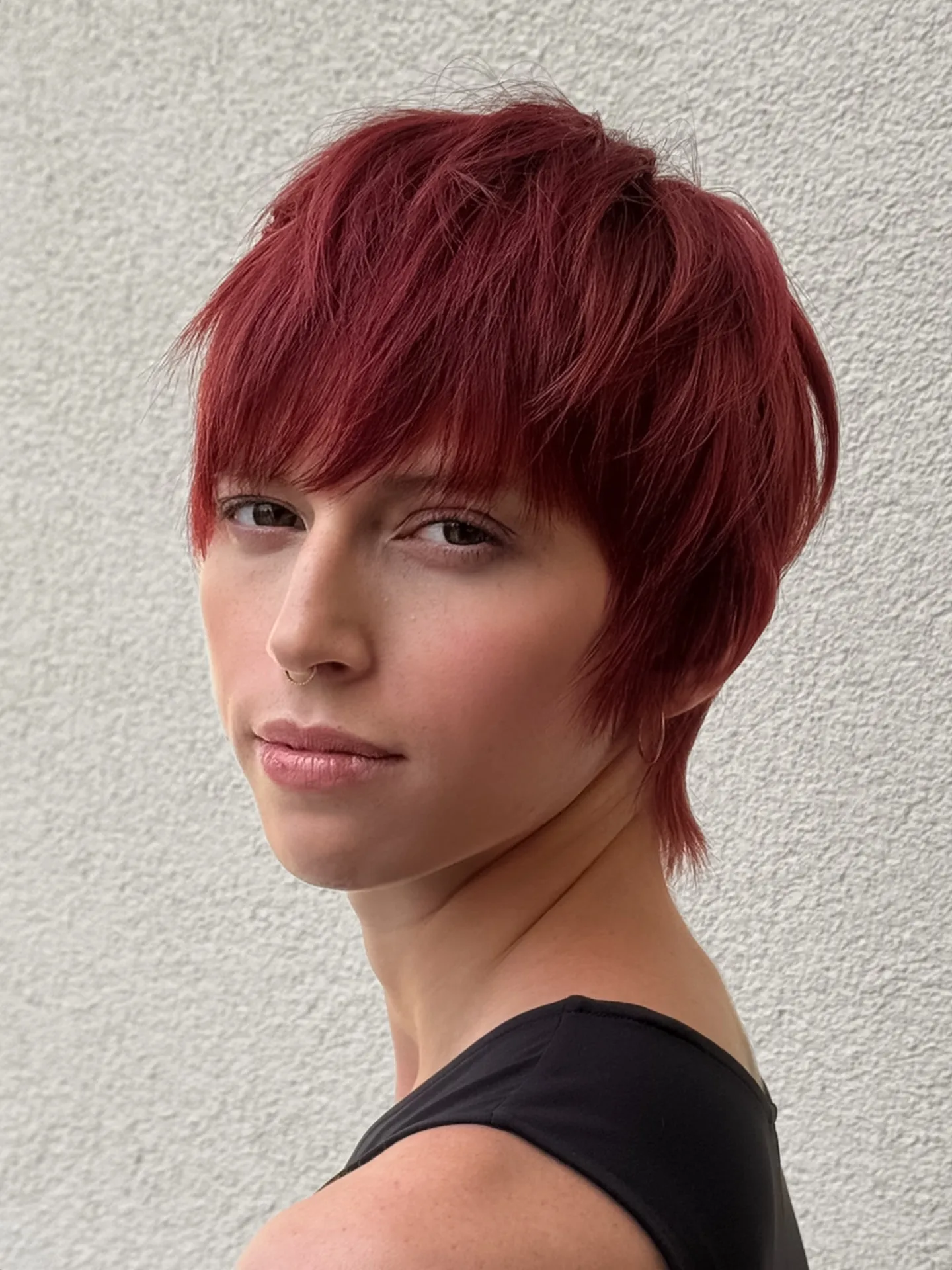 long fringe pixie haircut