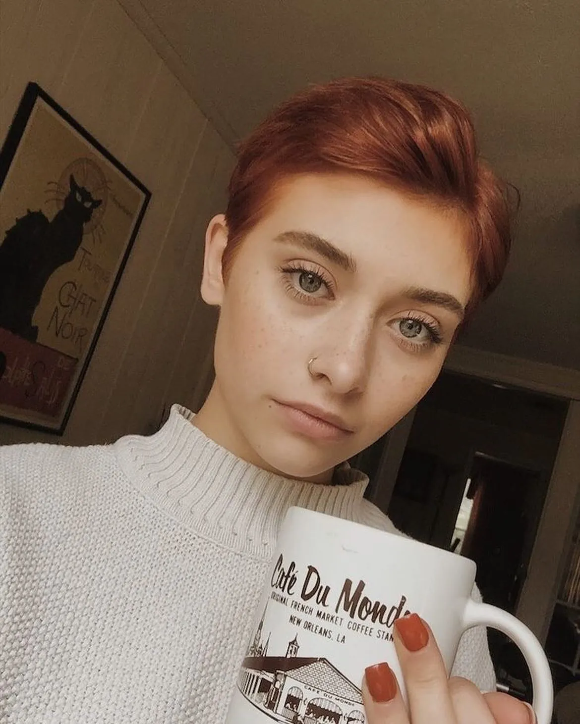 sleek side pixie haircut