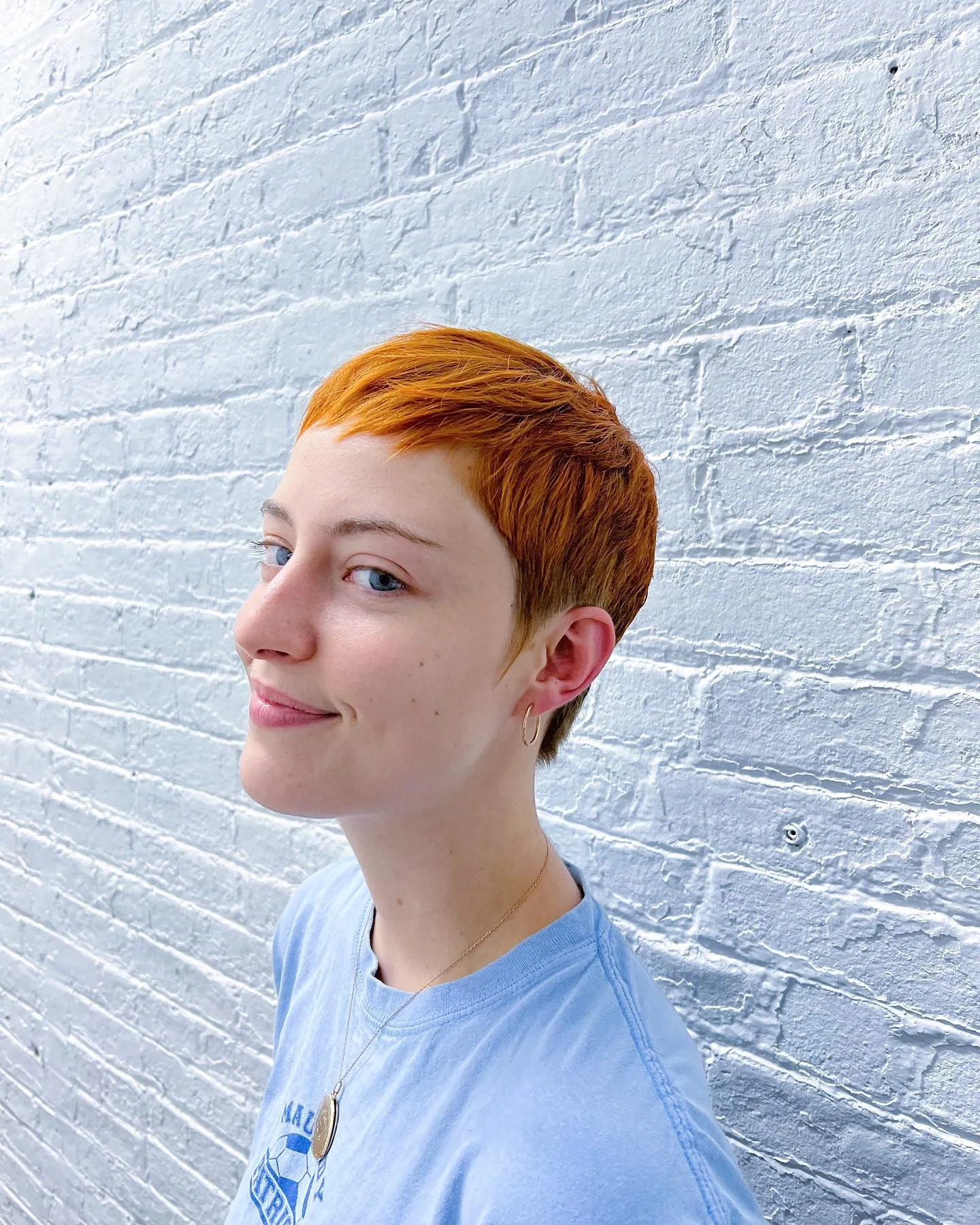 short copper crop haircut