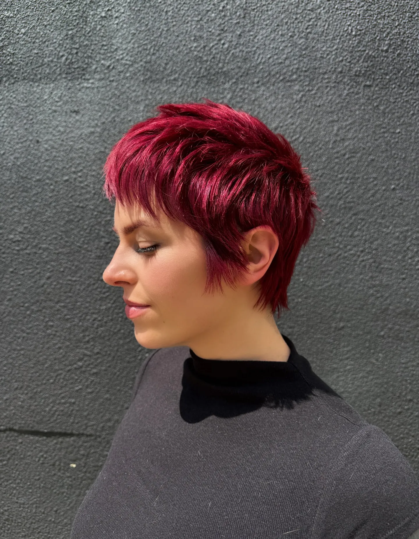 spiky pixie haircut