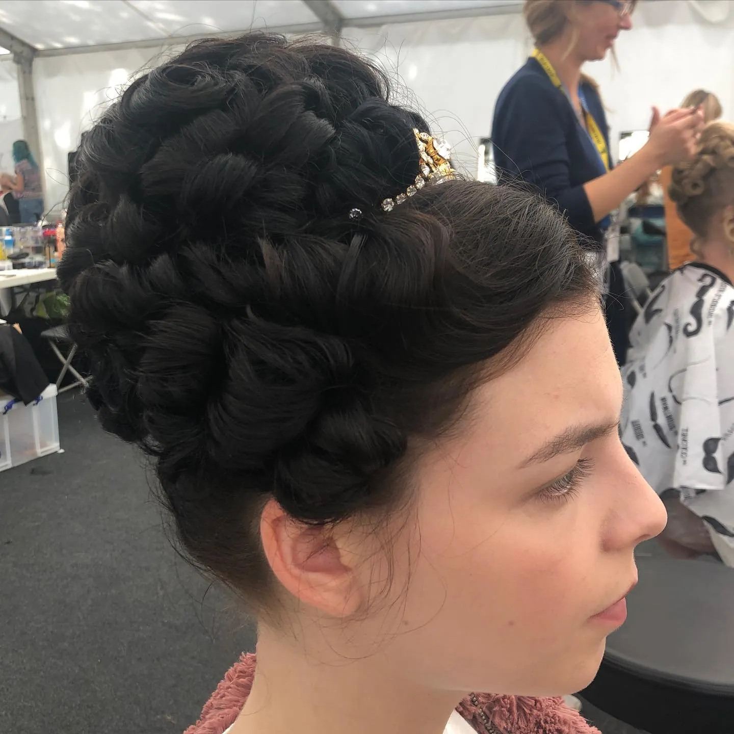 Braided Bun Updo