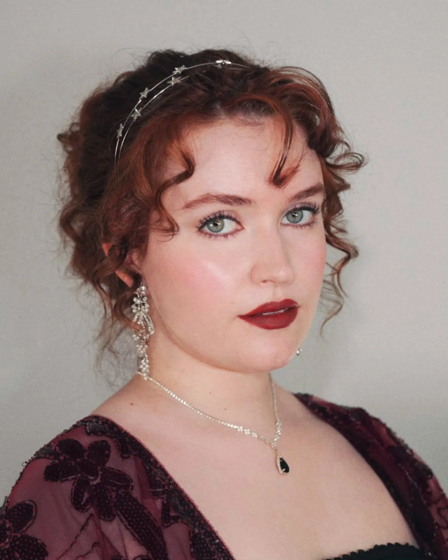 Ribbon Ringlet Updo