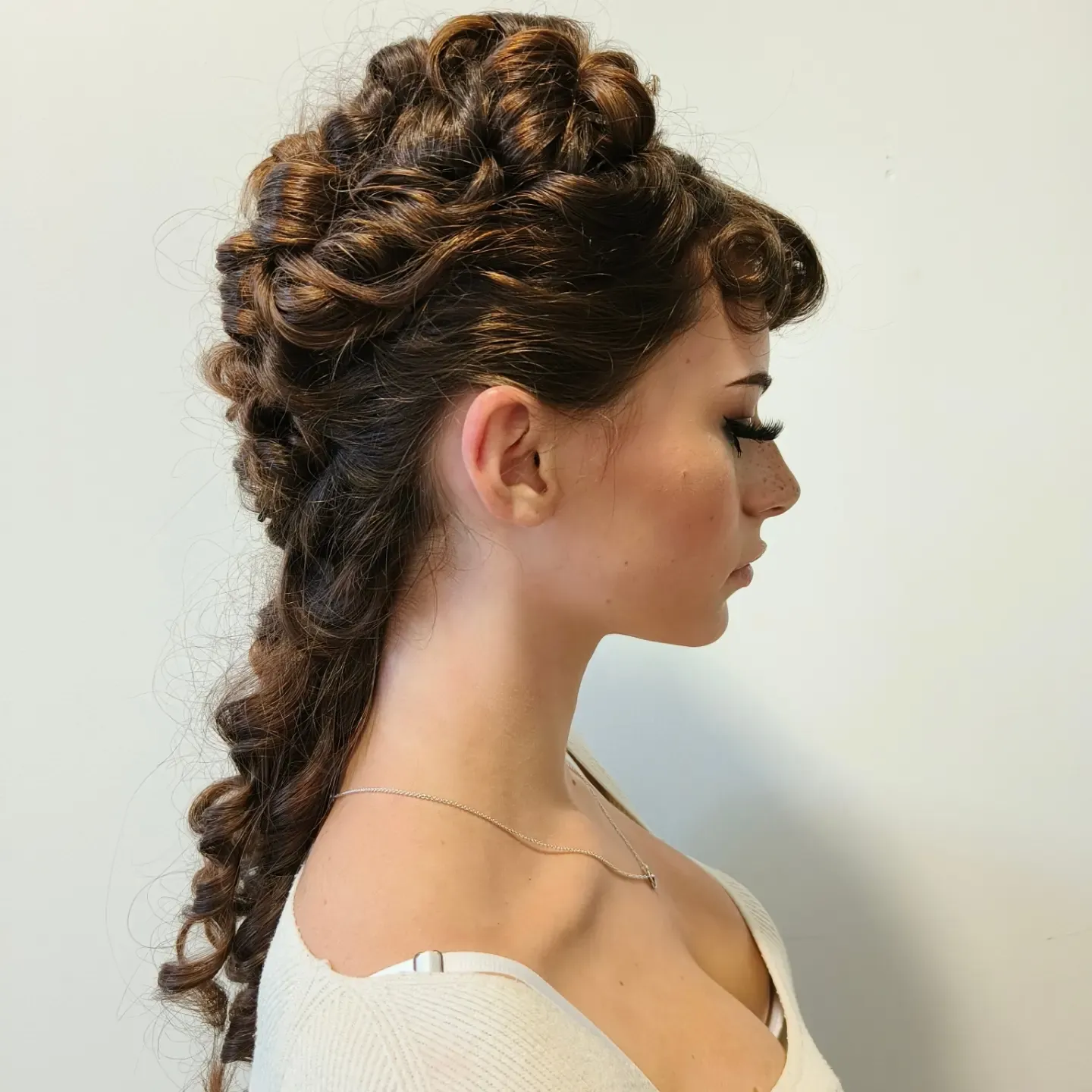 Braided Crown Updo