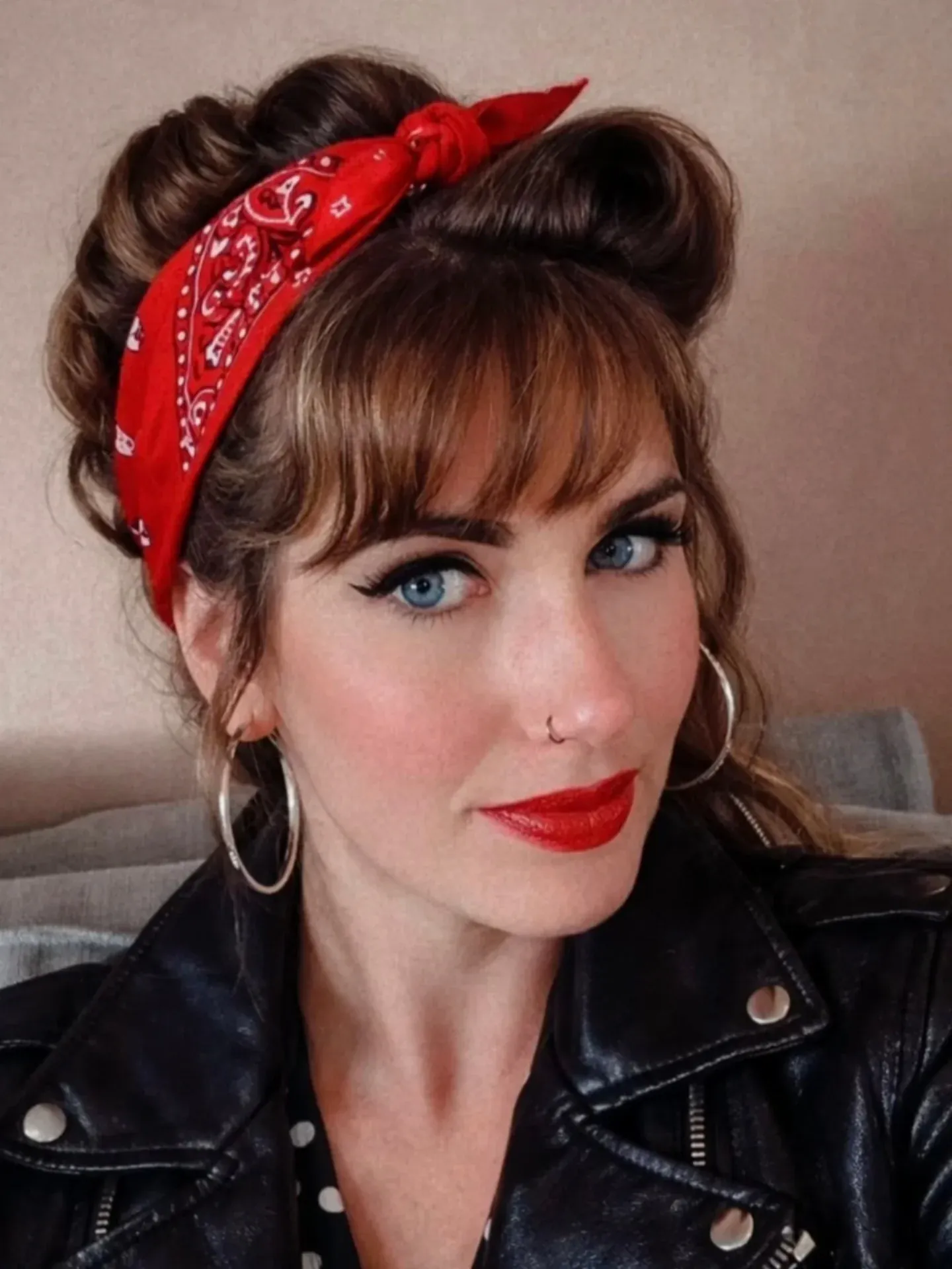 Bandana Victory Rolls