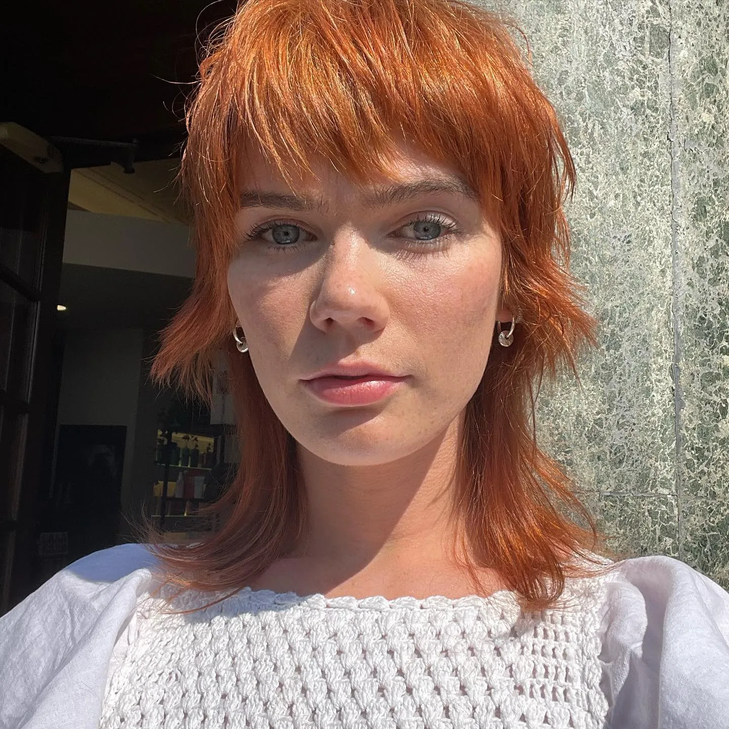 Copper Shaggy Bob