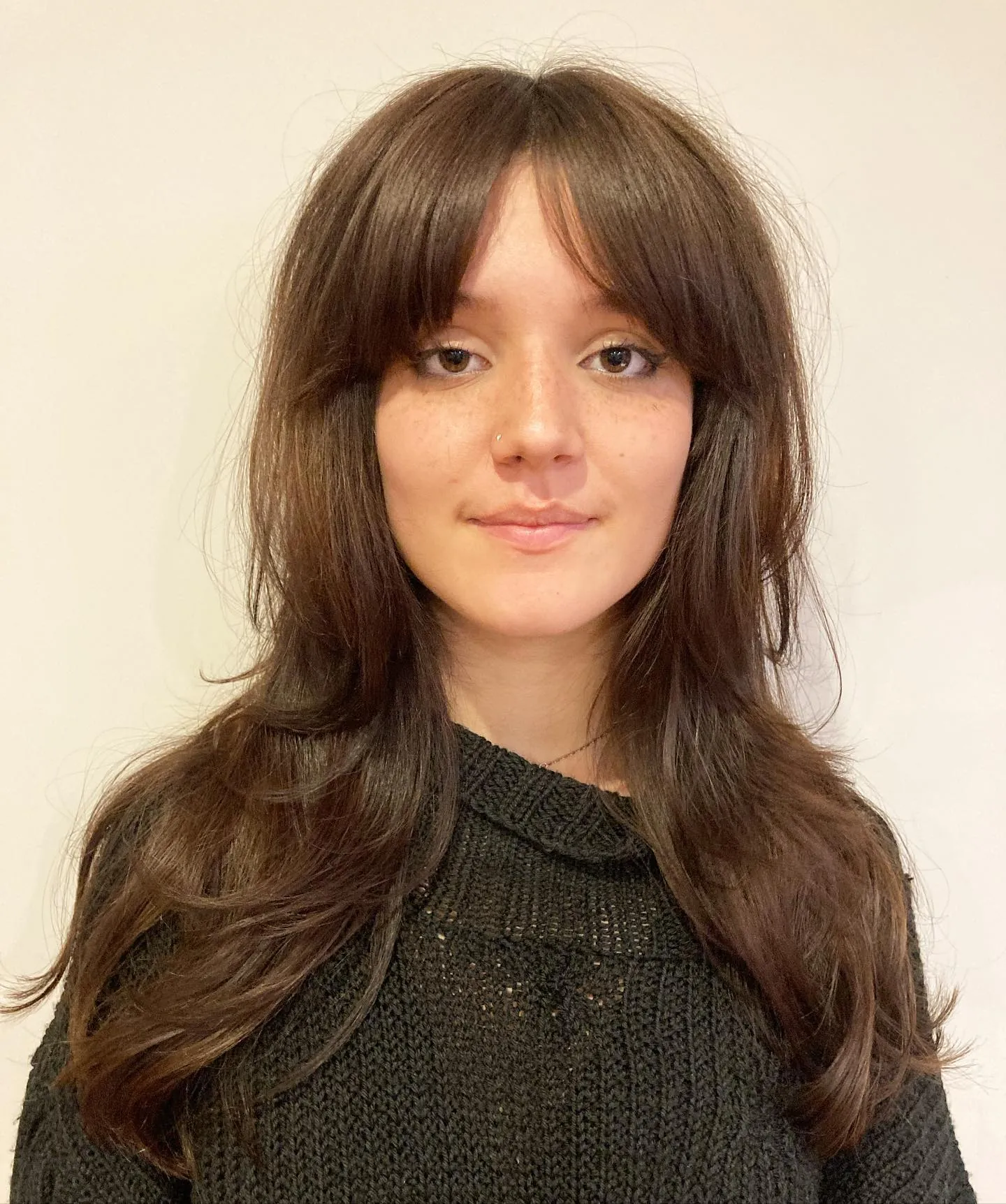 Long Curtain Layers with 1970s-inspired layering