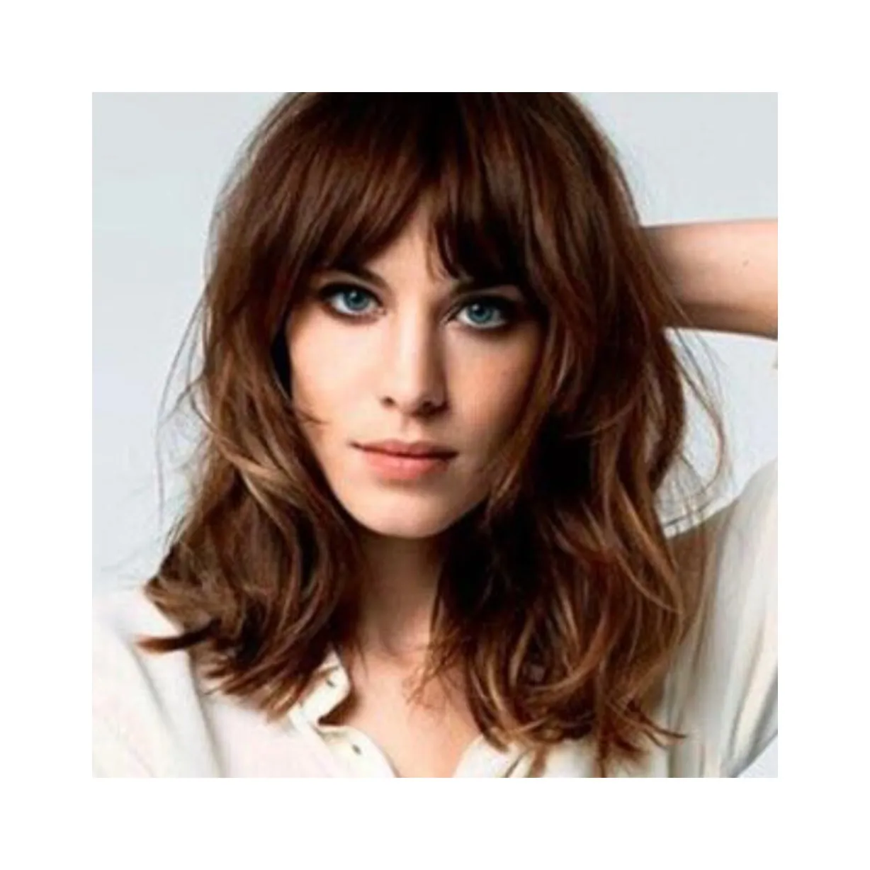 Mid-Length Shag with 1970s-inspired layering