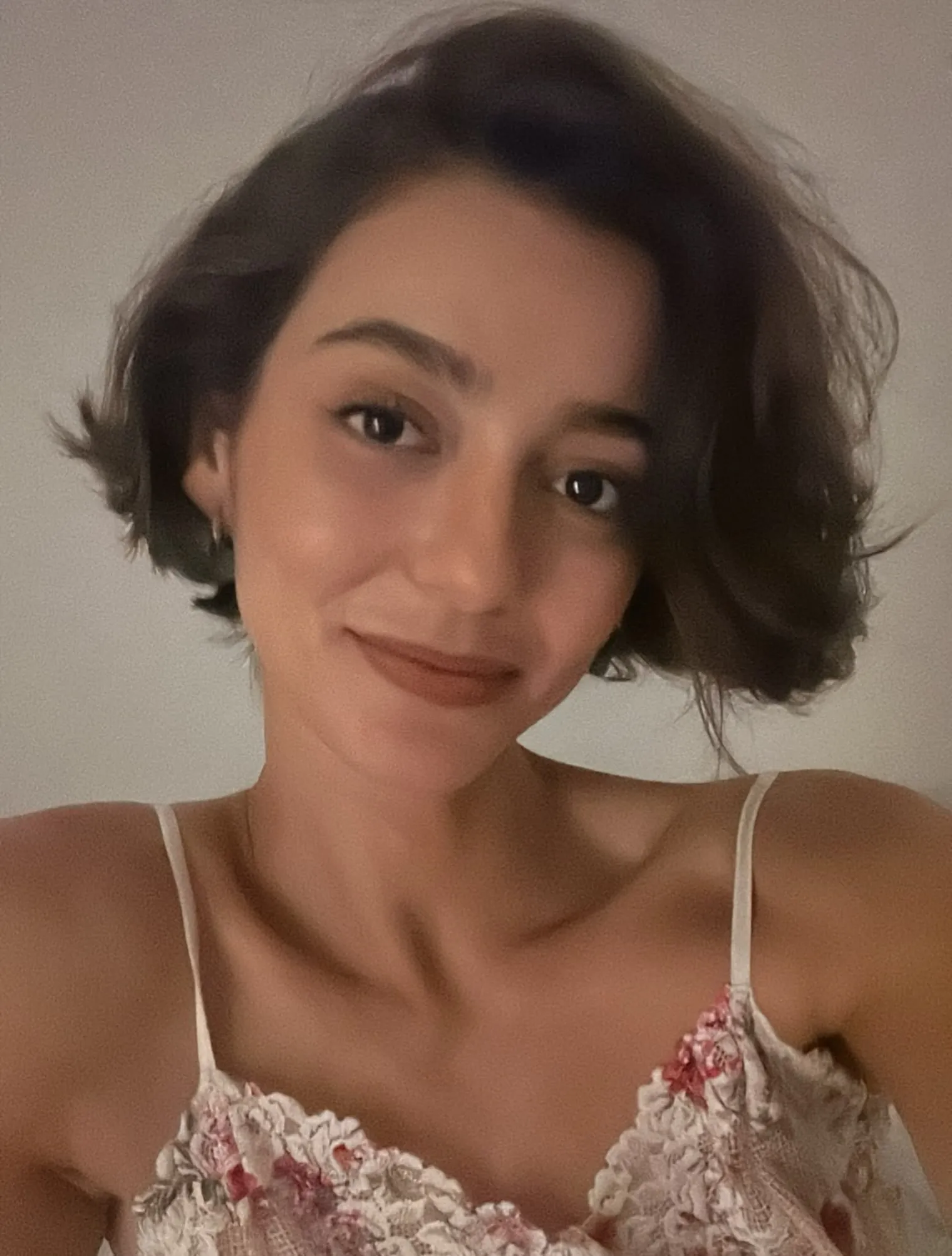 Side-Part Short Bob