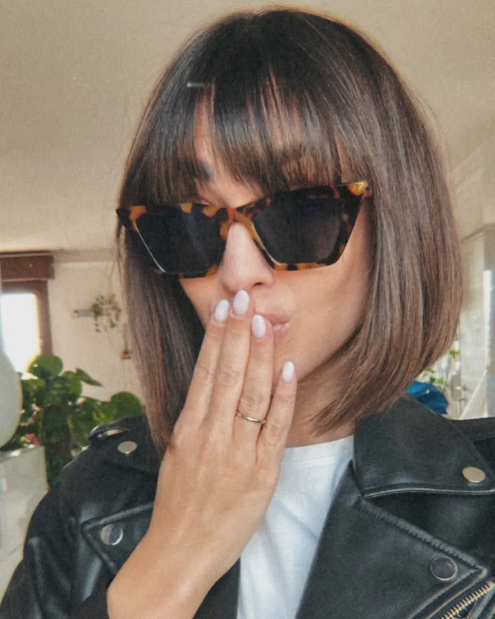 Blunt Bangs Bob