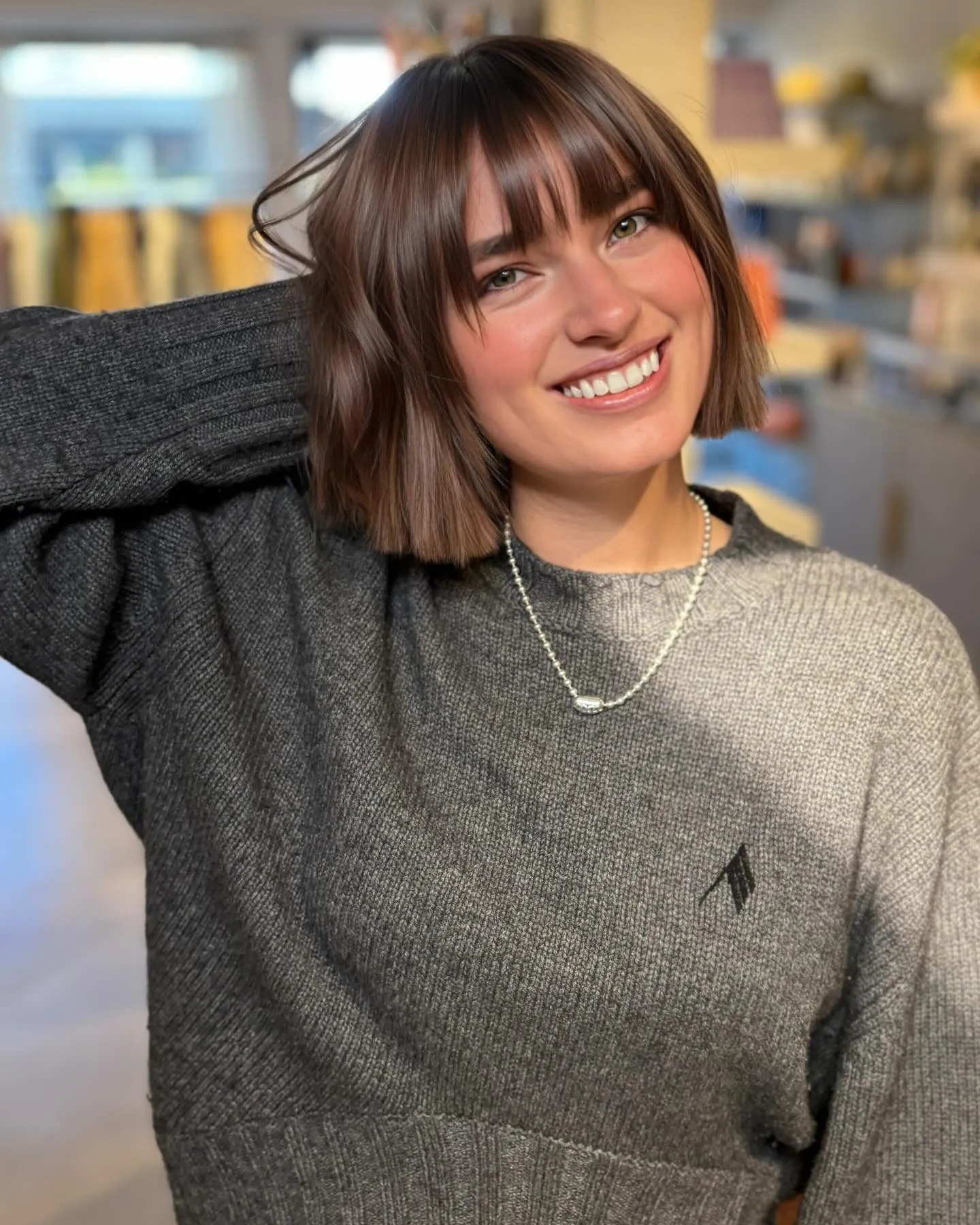 Bob With Full Bangs