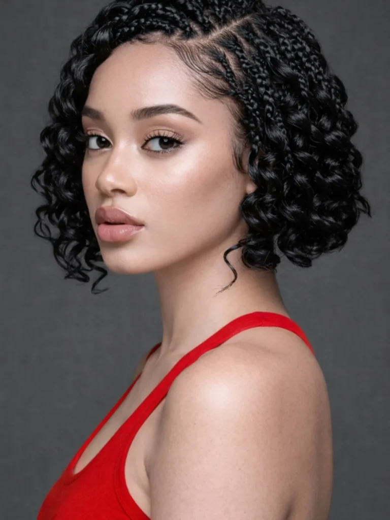 Short Hair With Mini Braids: 19 Gorgeous Ideas