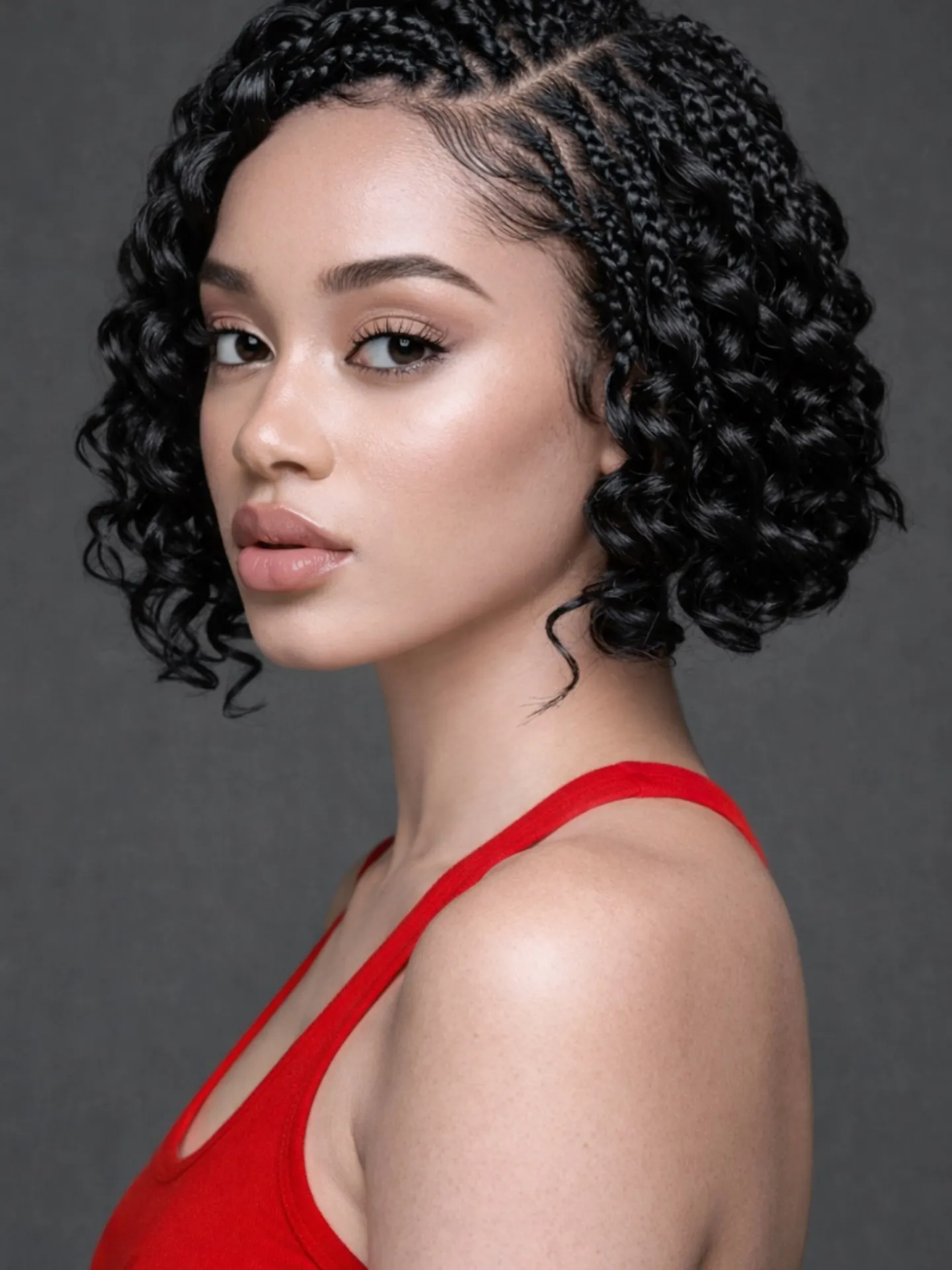 short-hair-with-mini-braids