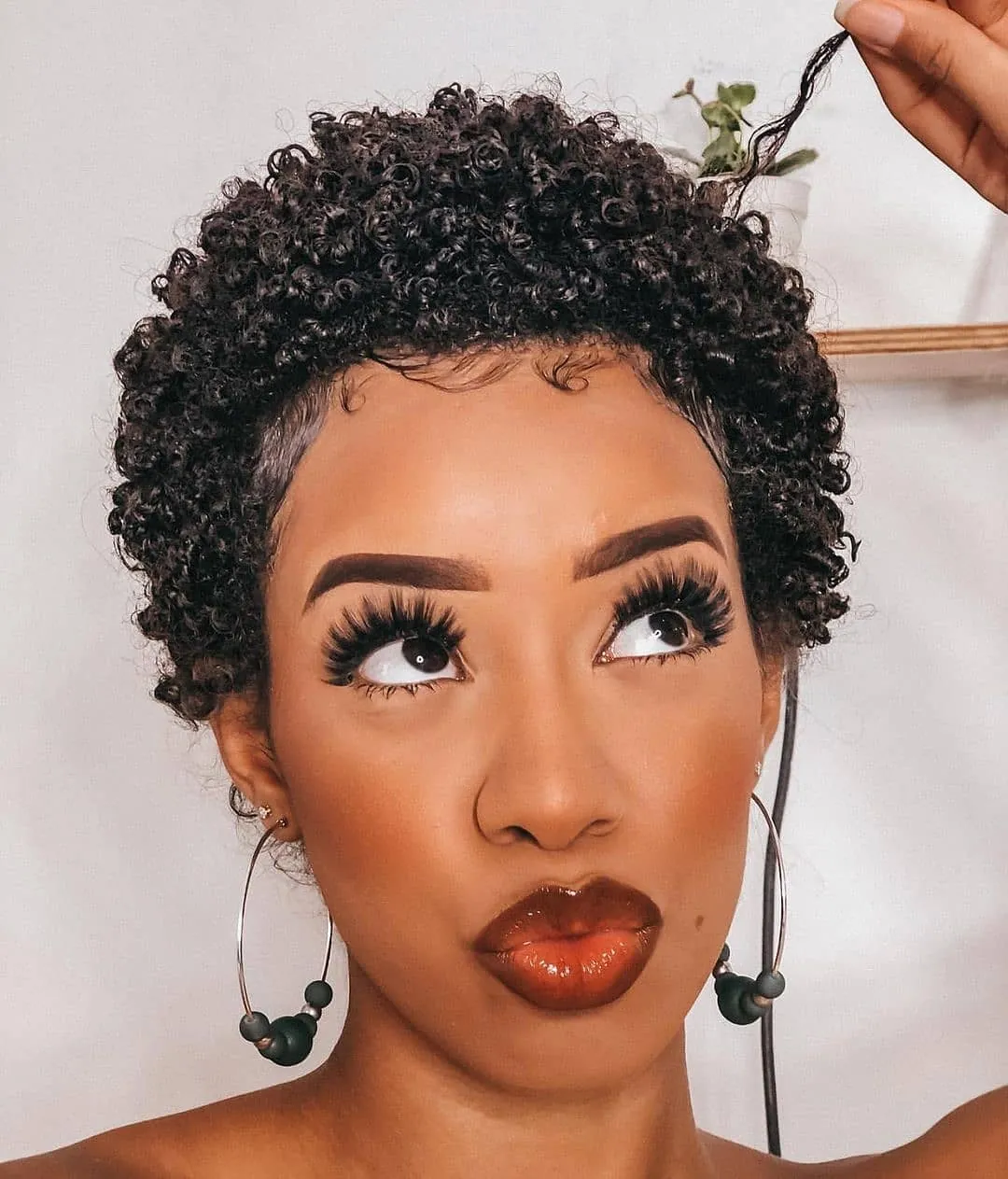 short natural pixie
